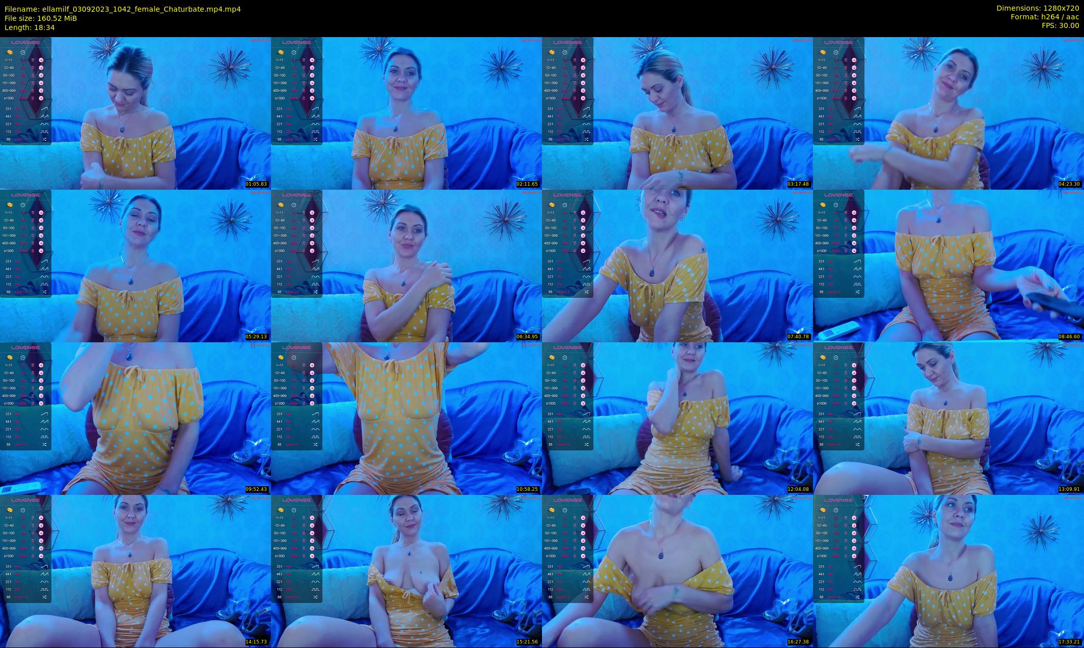 ellamilf — 19 minute Chaturbate female cam show recording, 720p, Sep 3, 2023