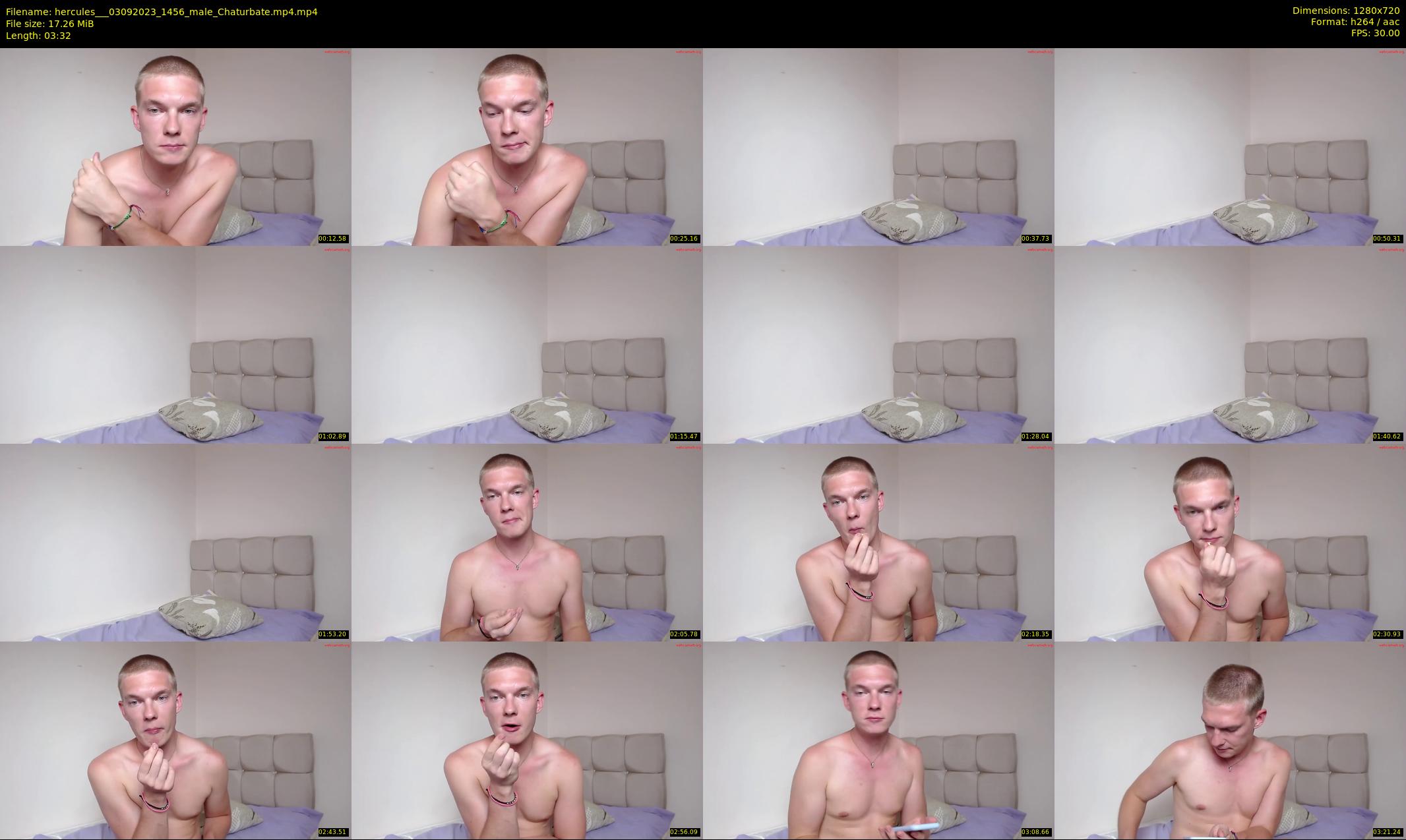 hercules__ — 4 minute Chaturbate male cam show recording, 720p, Sep 3, 2023