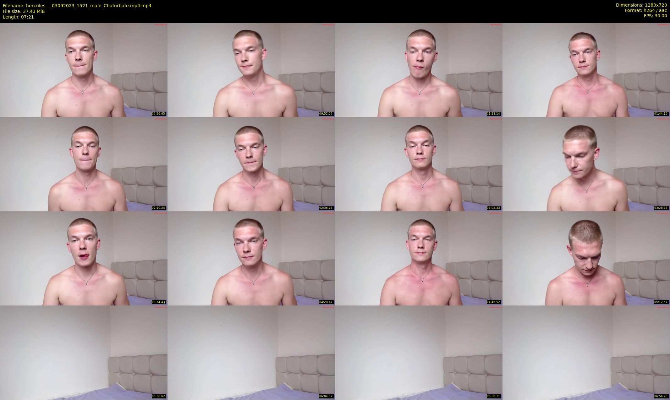hercules__ — 8 minute Chaturbate male cam show recording, 720p, Sep 3, 2023
