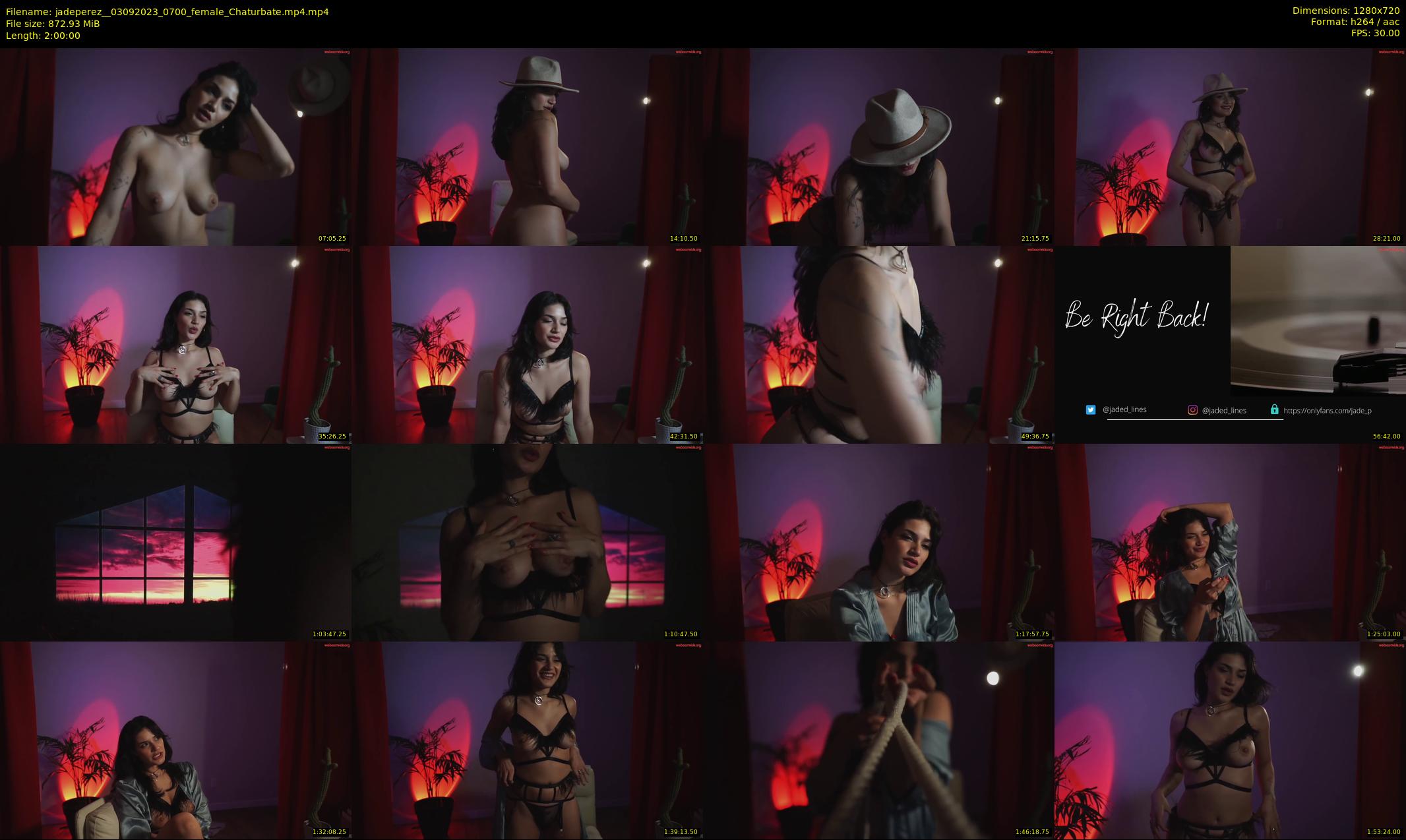 jadeperez_ — 120 minute Chaturbate female cam show recording, 720p, Sep 3, 2023