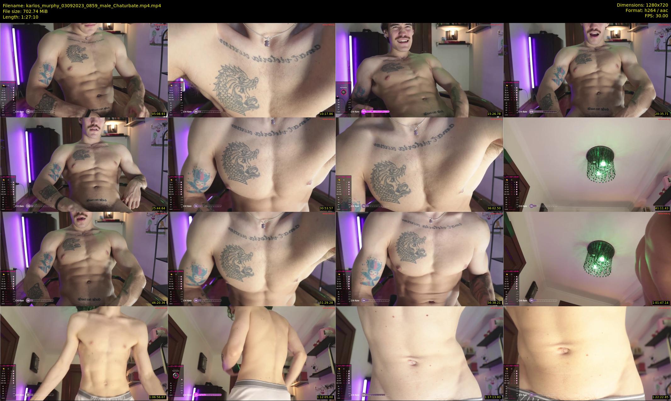 karlos_murphy — 88 minute Chaturbate male cam show recording, 720p, Sep 3, 2023
