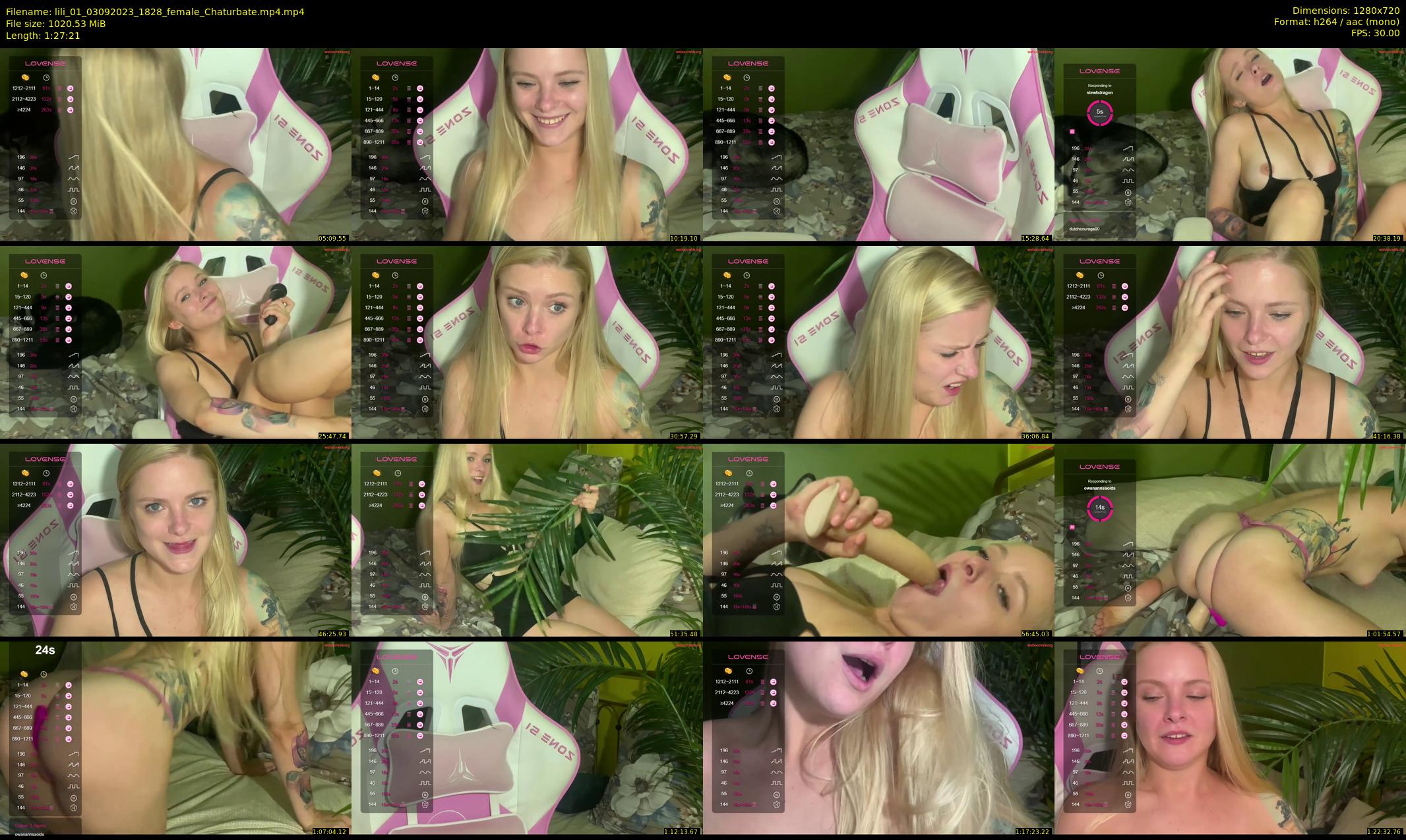 lili_01 — 88 minute Chaturbate female cam show recording, 720p, Sep 3, 2023