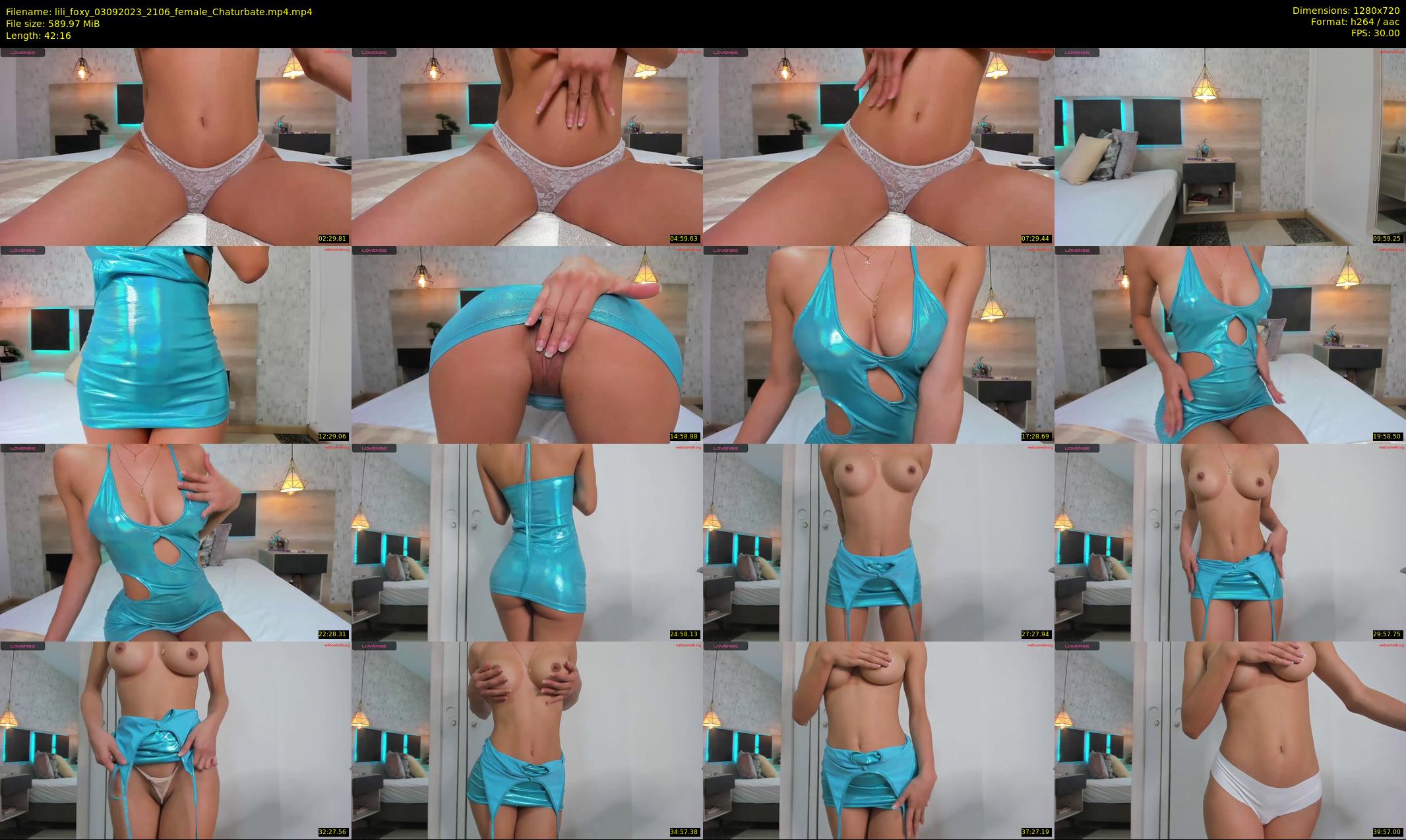 lili_foxy — 43 minute Chaturbate female cam show recording, 720p, Sep 3, 2023