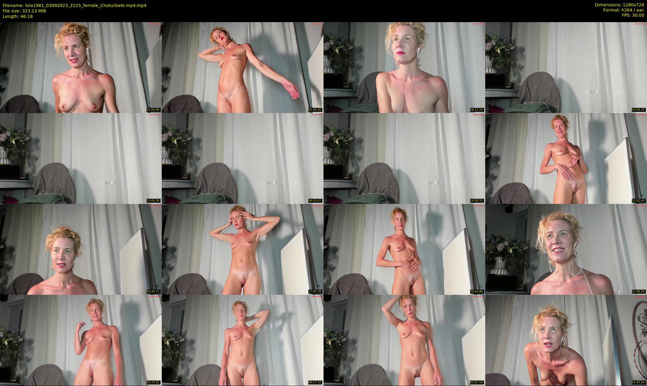lola1981 — 47 minute Chaturbate female cam show recording, 720p, Sep 3, 2023