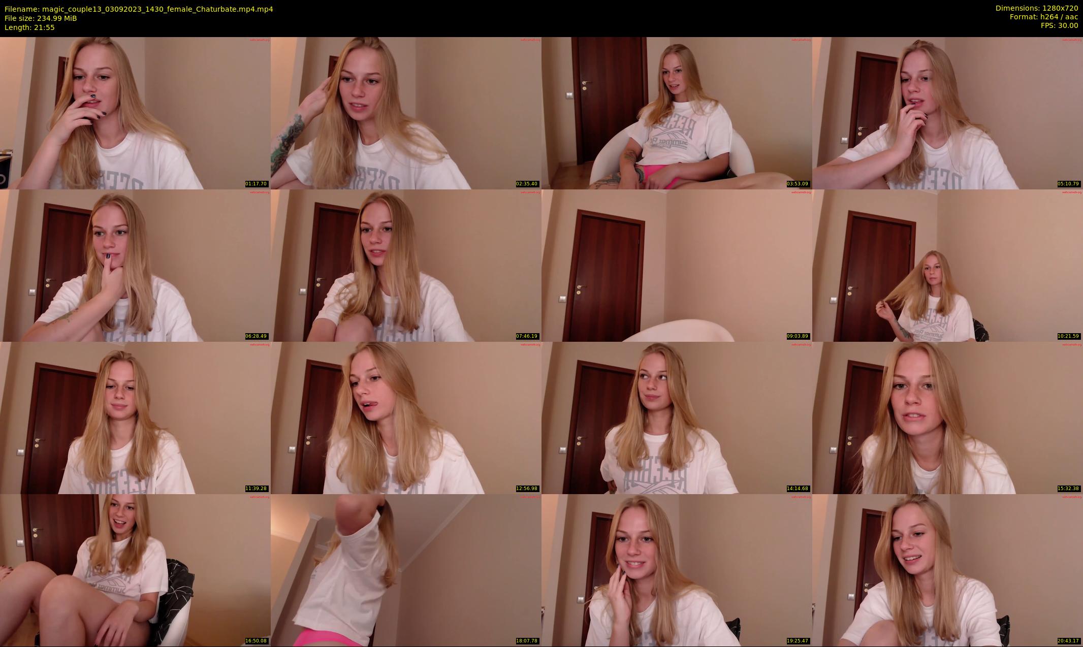 magic_couple13 — 22 minute Chaturbate couple cam show recording, 720p, Sep 3, 2023