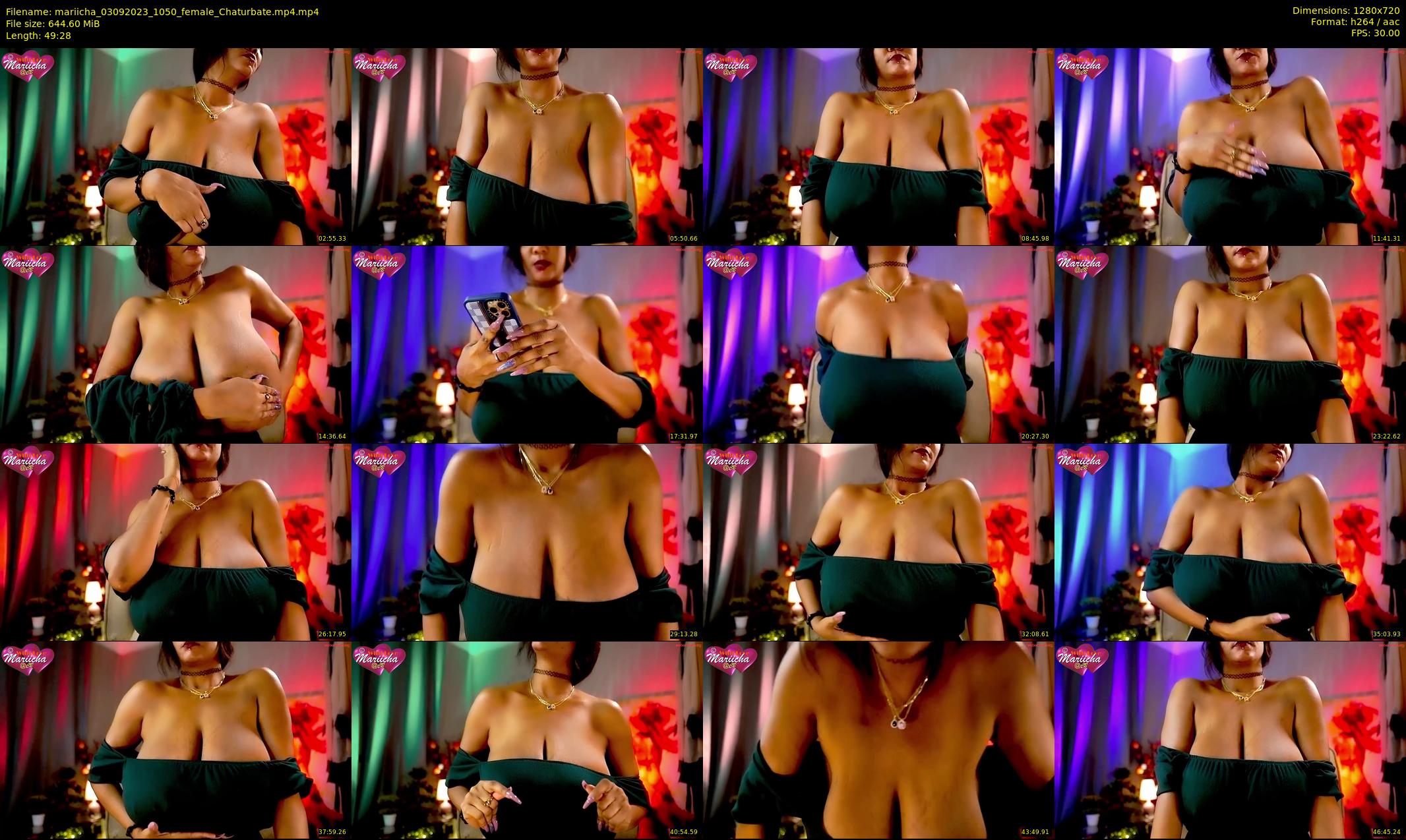 mariicha — 50 minute Chaturbate female cam show recording, 720p, Sep 3, 2023