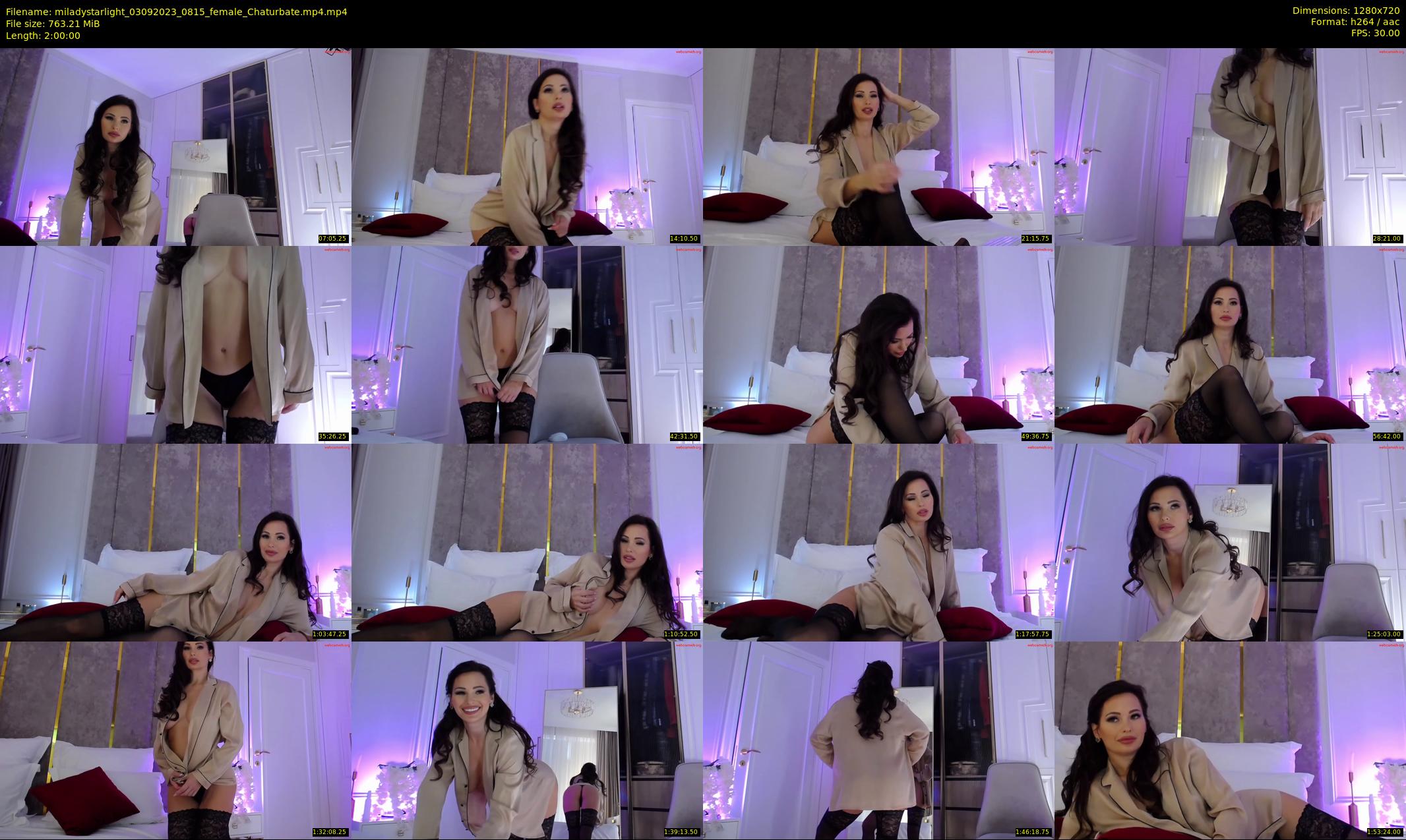 miladystarlight — 120 minute Chaturbate female cam show recording, 720p, Sep 3, 2023
