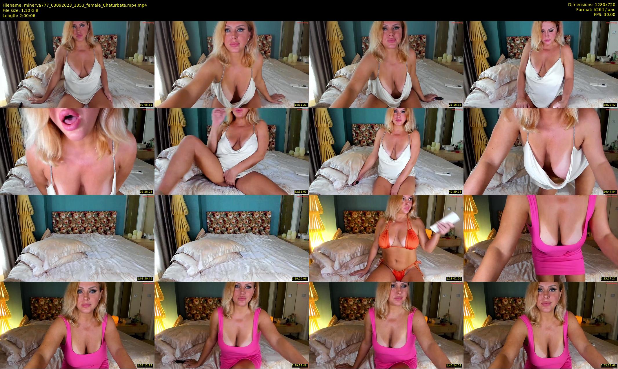 minerva777 — 121 minute Chaturbate female cam show recording, 720p, Sep 3, 2023