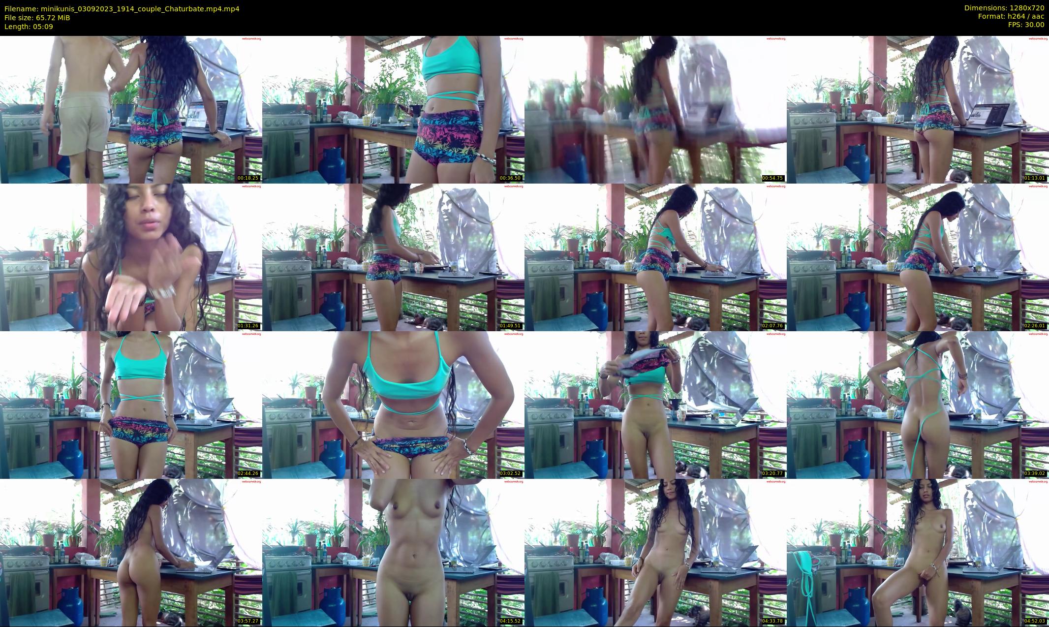 minikunis — 6 minute Chaturbate couple cam show recording, 720p, Sep 3, 2023