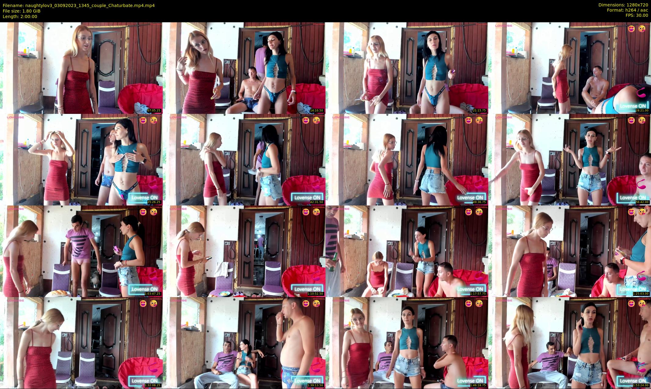 naughtylov3 — 120 minute Chaturbate couple cam show recording, 720p, Sep 3, 2023