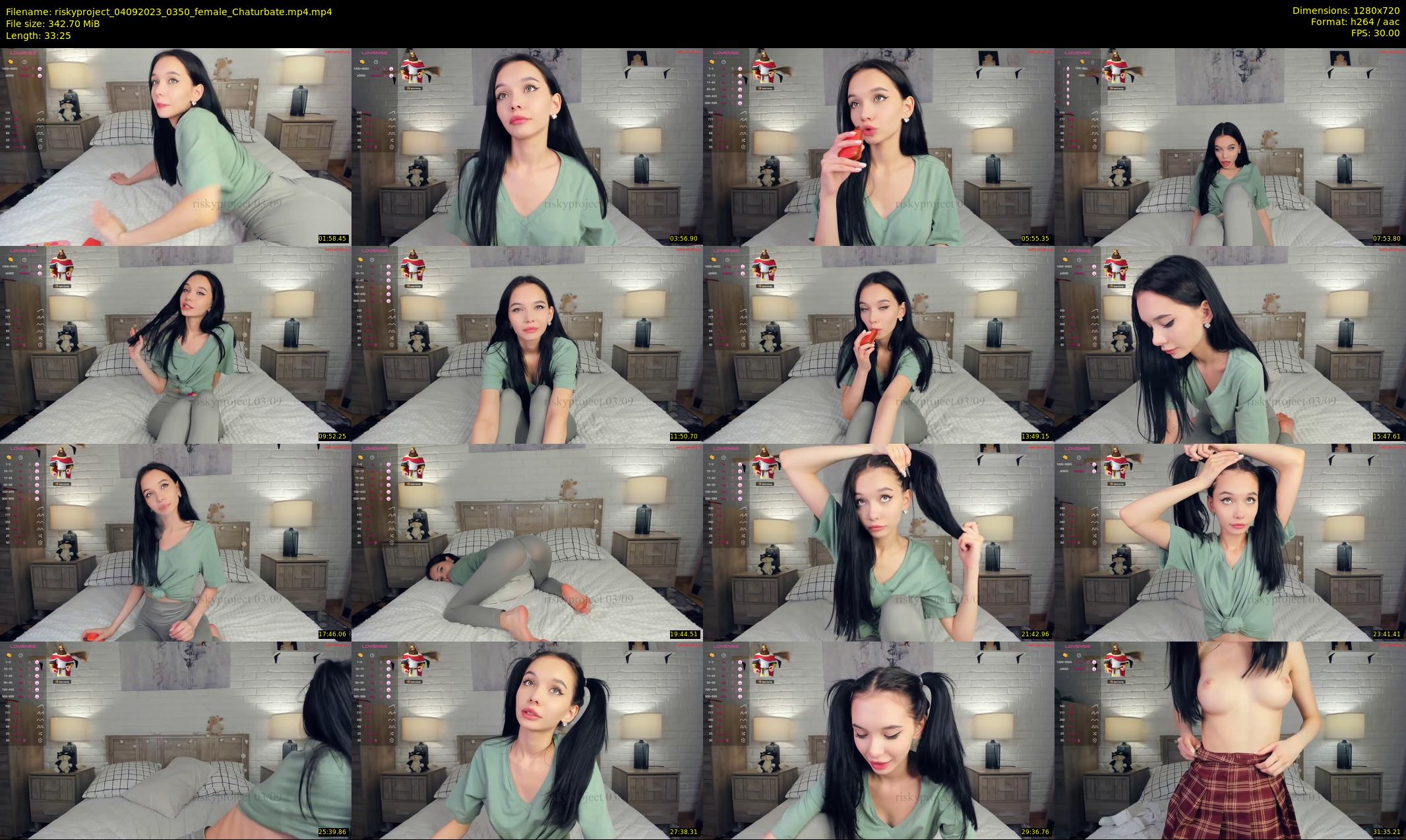 riskyproject — 34 minute Chaturbate couple cam show recording, 720p, Sep 4, 2023