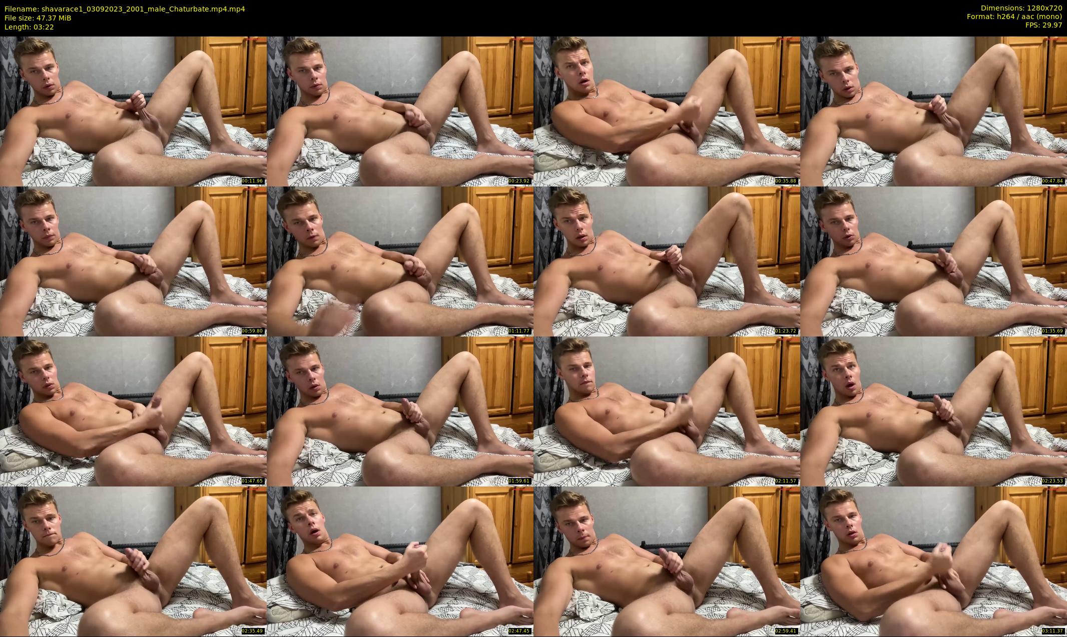 shavarace1 — 4 minute Chaturbate male cam show recording, 720p, Sep 3, 2023