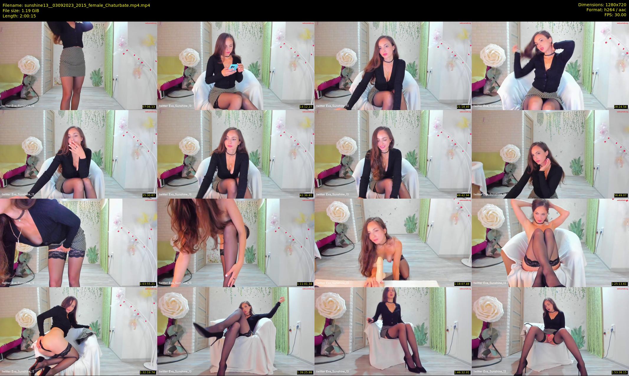 sunshine13_ — 121 minute Chaturbate female cam show recording, 720p, Sep 3, 2023