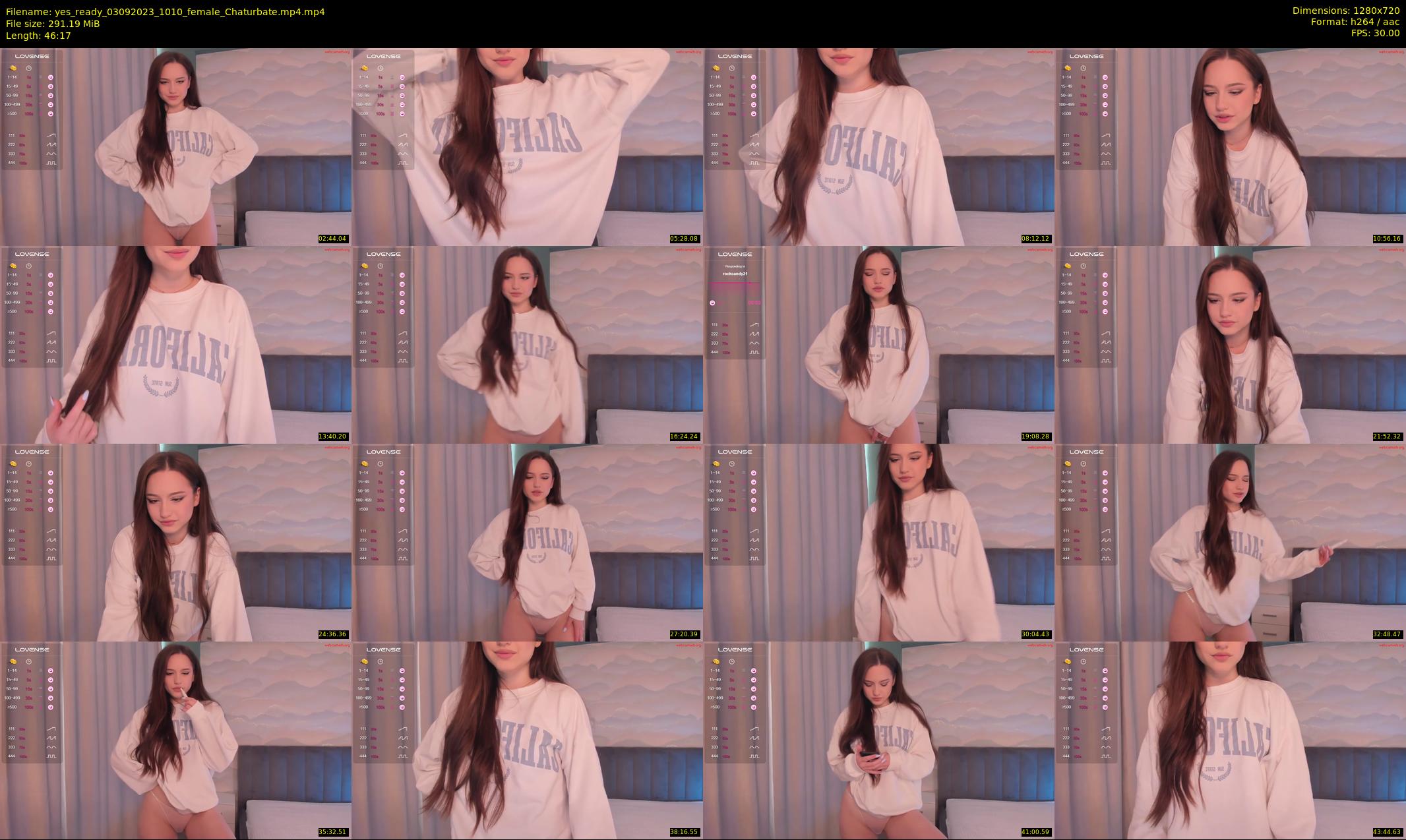yes_ready — 47 minute Chaturbate female cam show recording, 720p, Sep 3, 2023