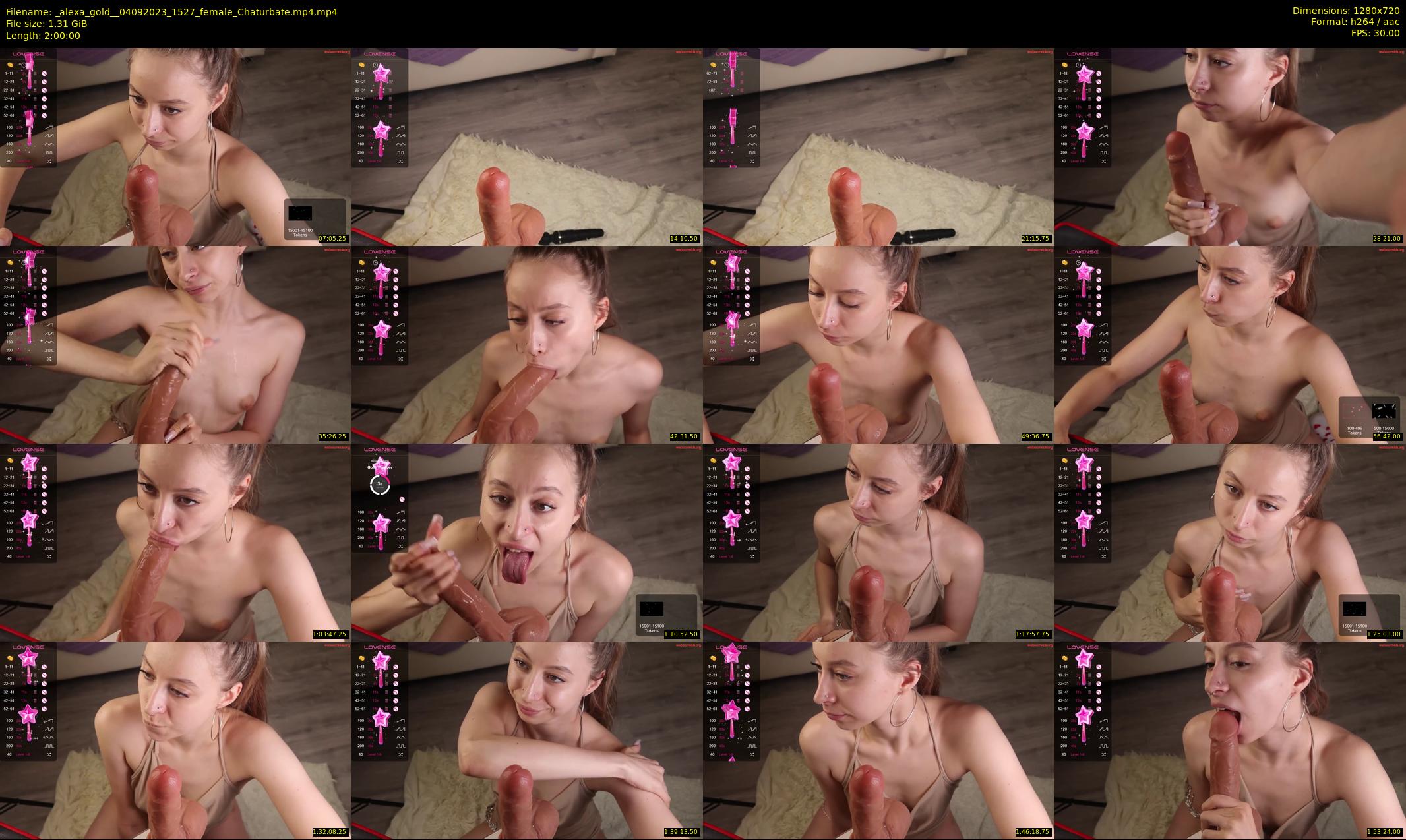 _alexa_gold_ — 120 minute Chaturbate female cam show recording, 720p, Sep 4, 2023