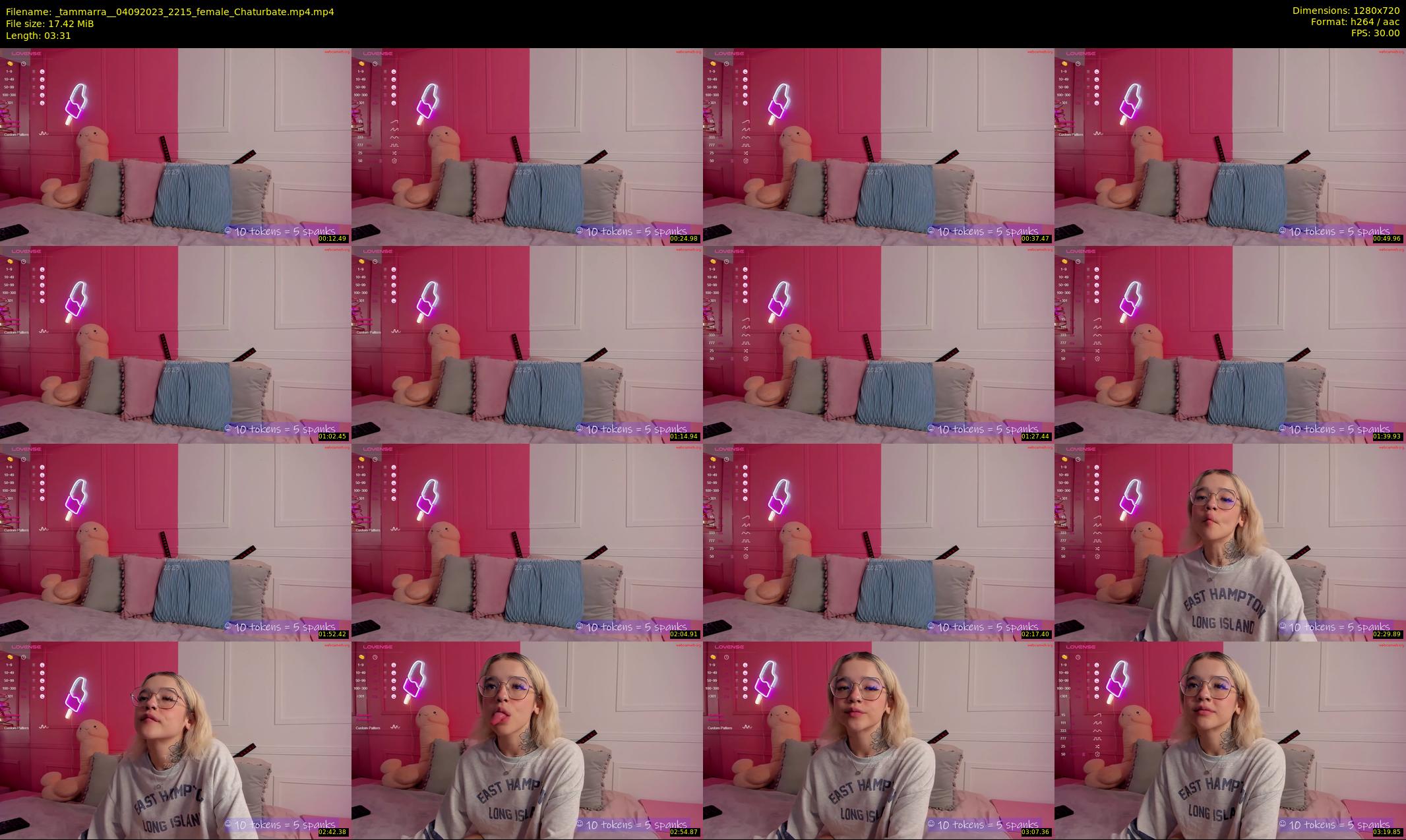 _tammarra_ — 4 minute Chaturbate female cam show recording, 720p, Sep 4, 2023