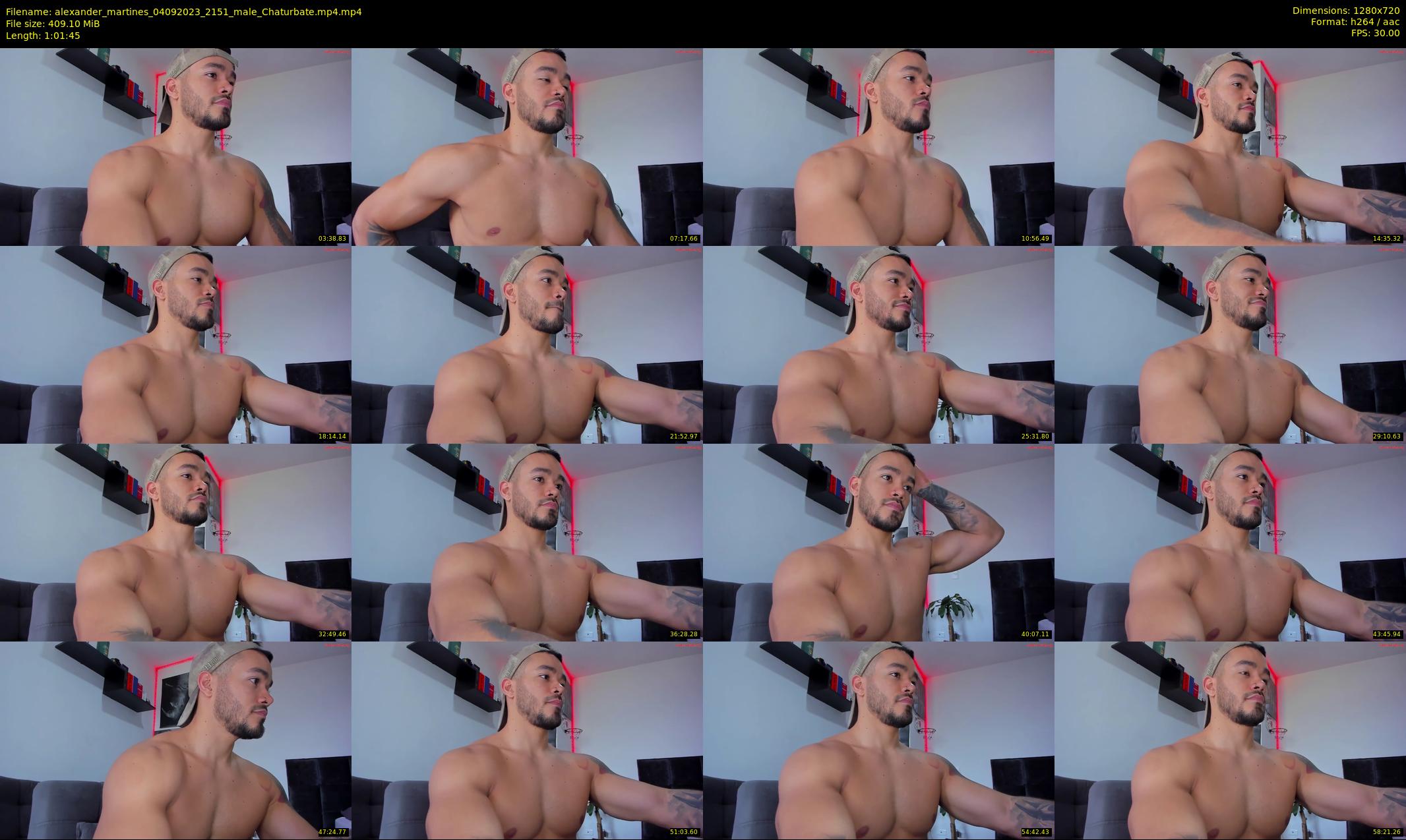 alexander_martines — 62 minute Chaturbate male cam show recording, 720p, Sep 4, 2023