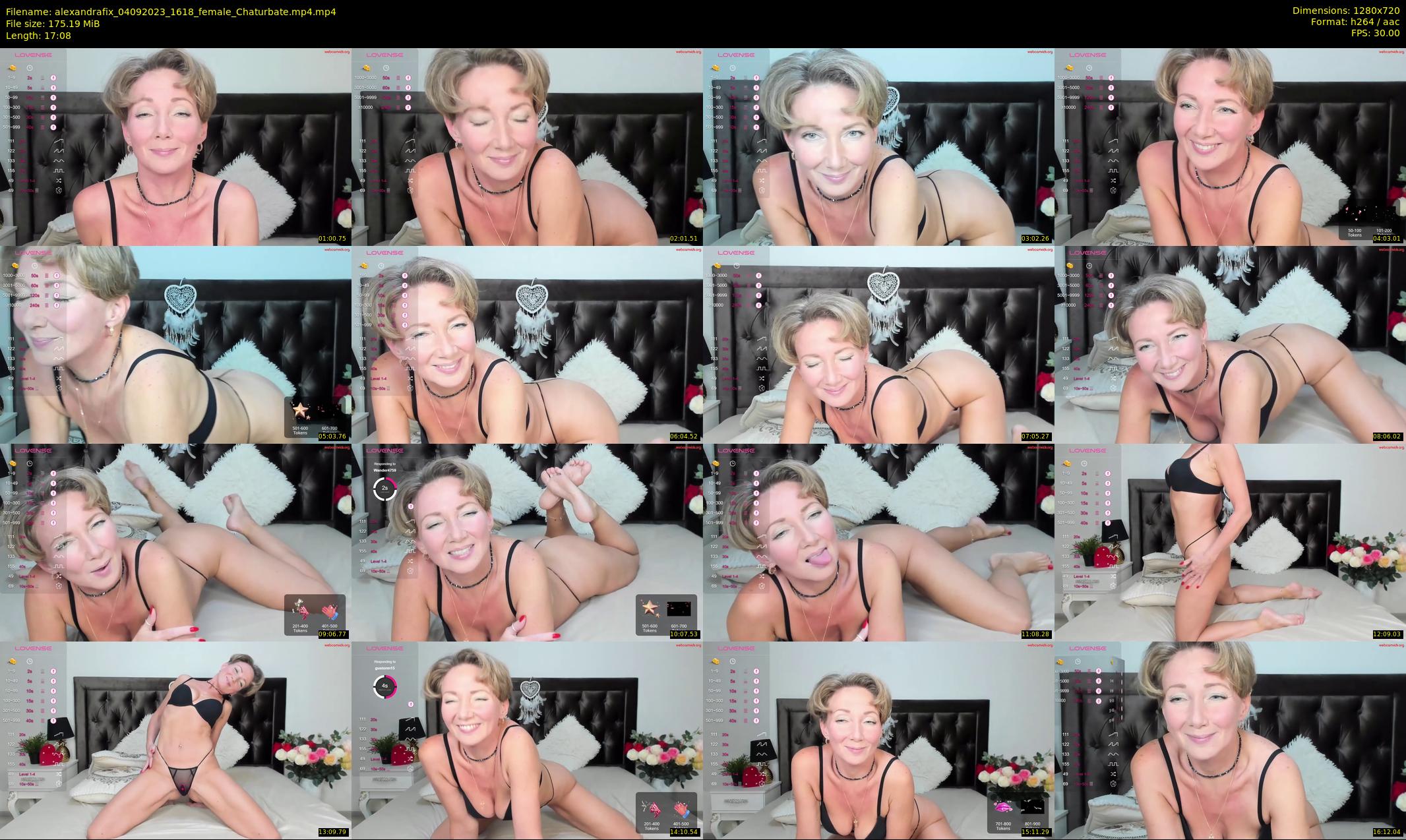 alexandrafix — 18 minute Chaturbate female cam show recording, 720p, Sep 4, 2023