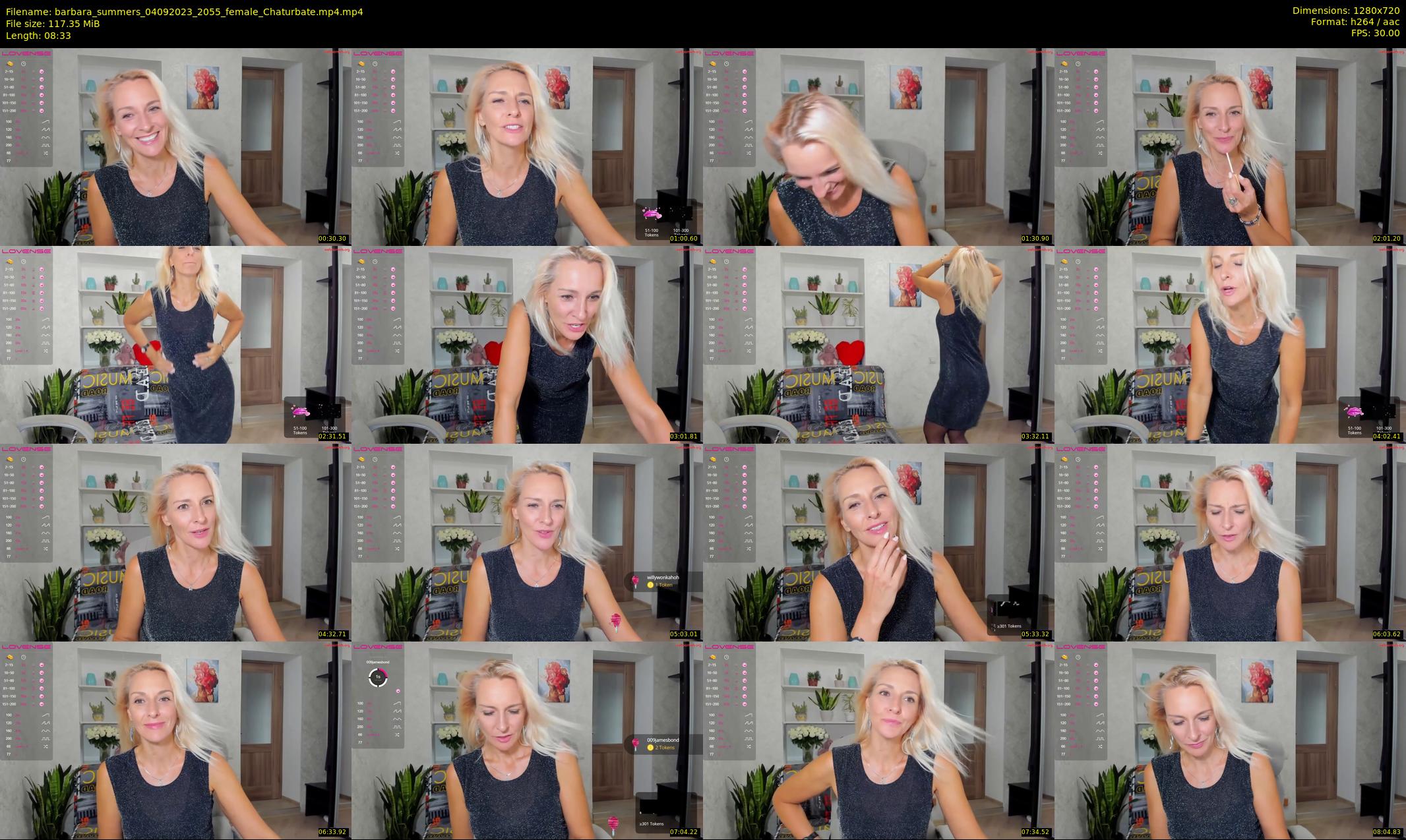 barbara_summers — 9 minute Chaturbate female cam show recording, 720p, Sep 4, 2023