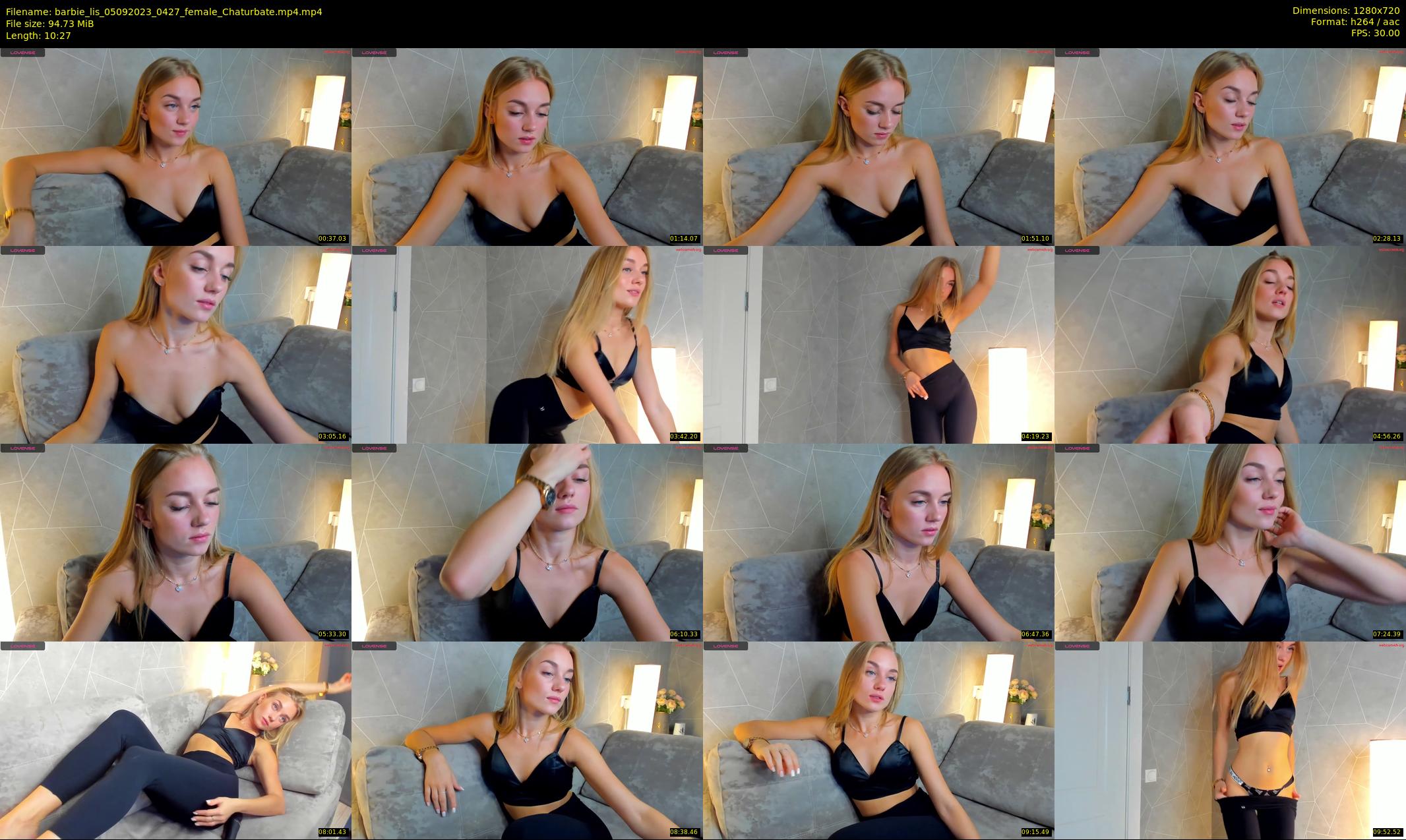 barbie_lis — 11 minute Chaturbate female cam show recording, 720p, Sep 5, 2023