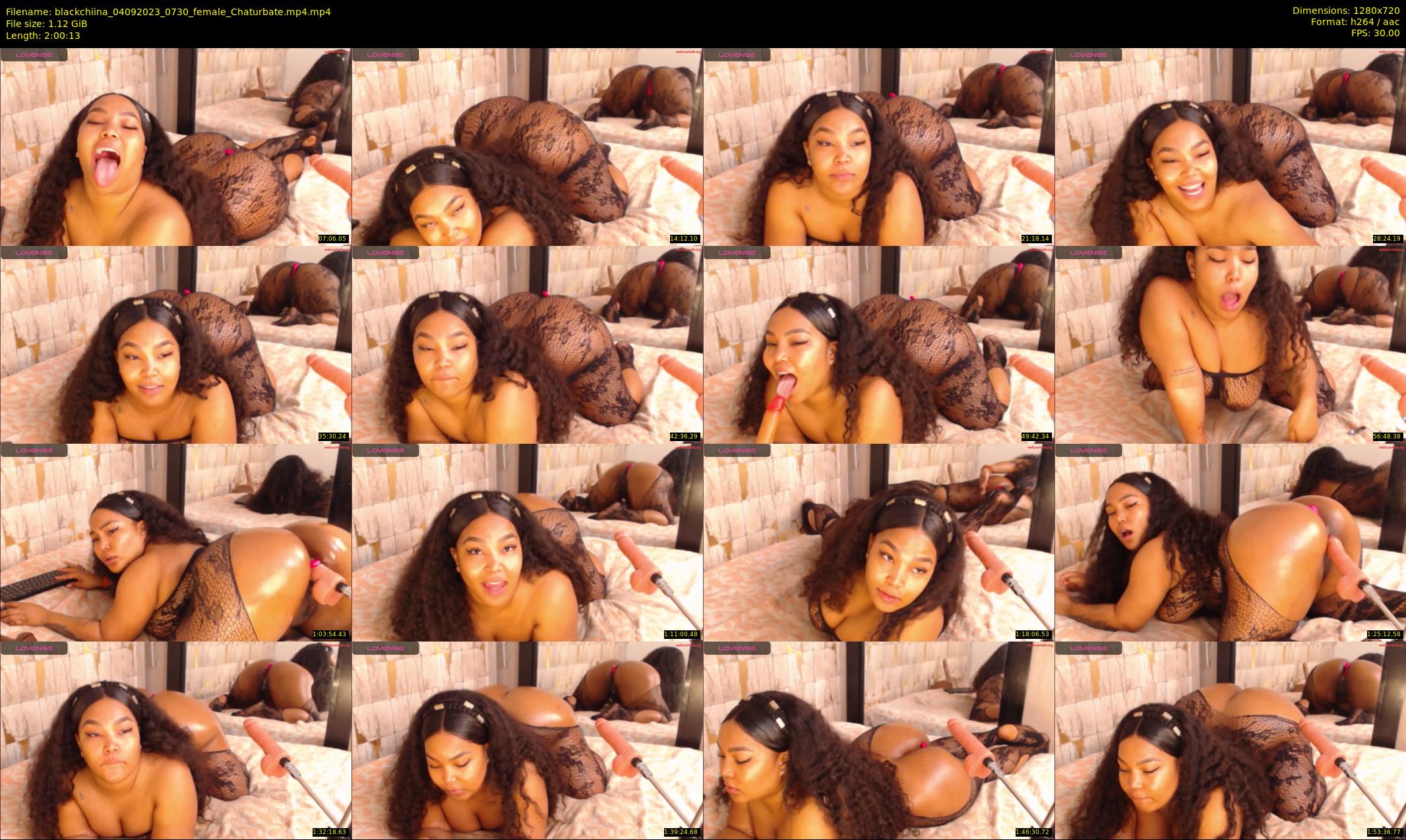 blackchiina — 121 minute Chaturbate female cam show recording, 720p, Sep 4, 2023