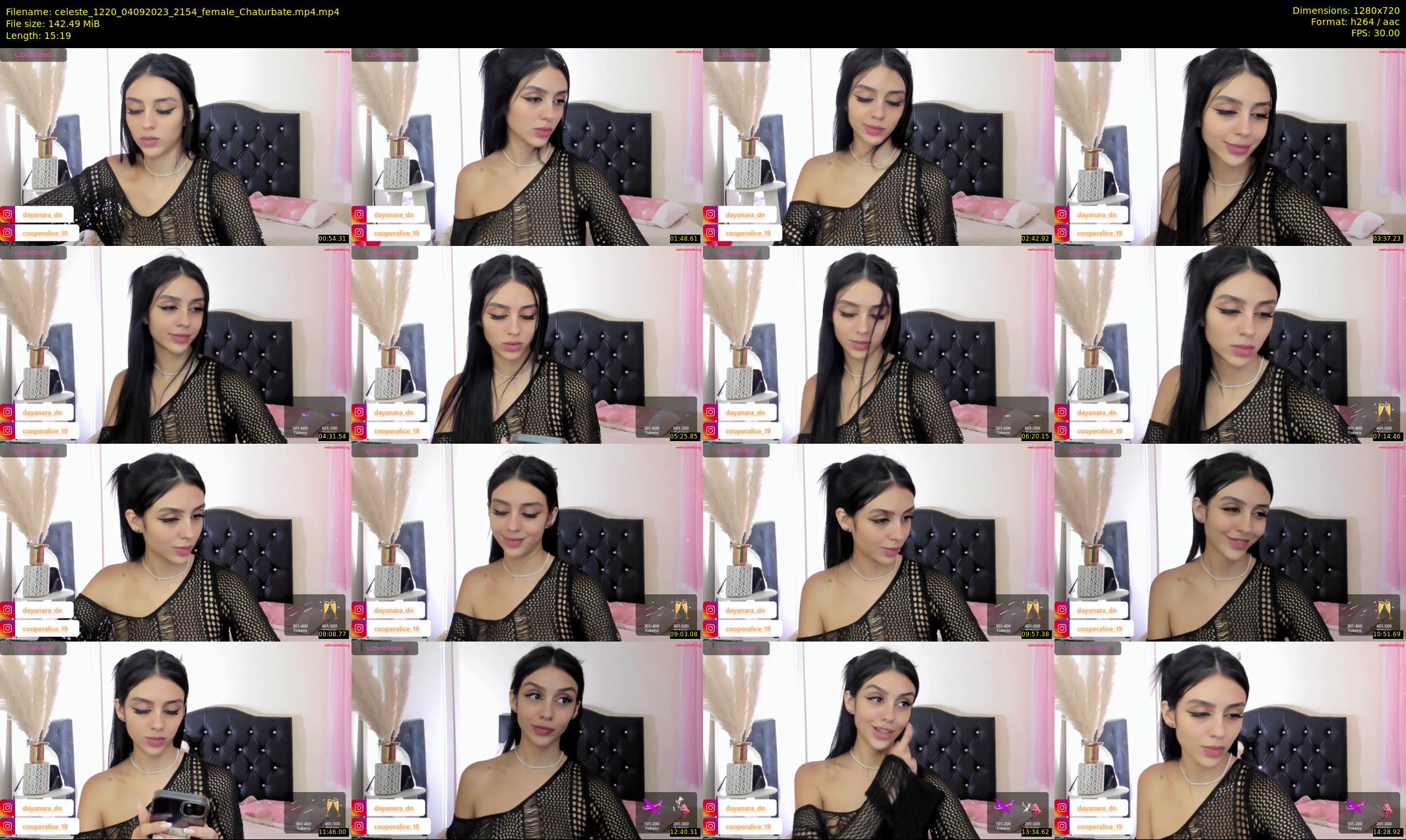 celeste_1220 — 16 minute Chaturbate female cam show recording, 720p, Sep 4, 2023