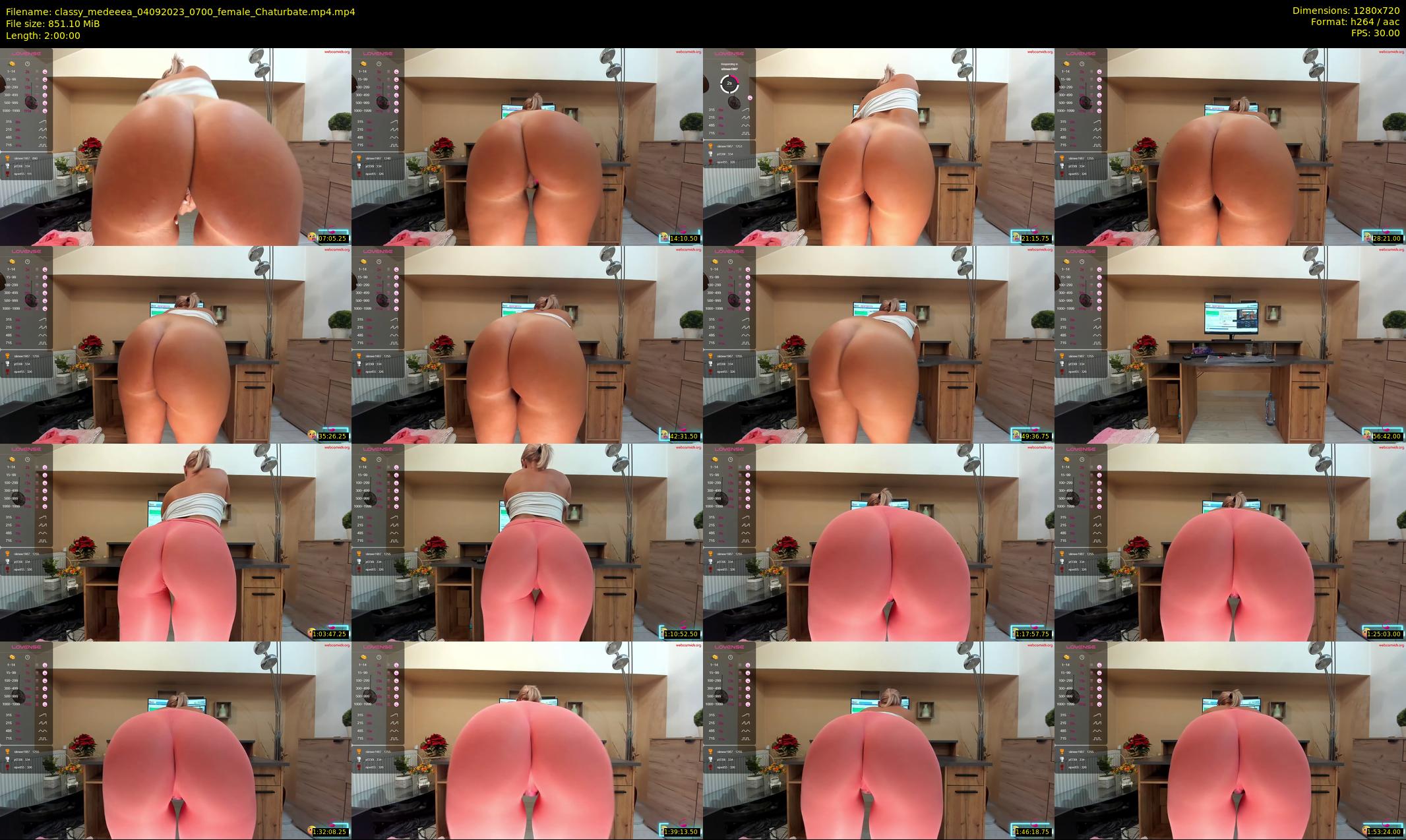 classy_medeeea — 120 minute Chaturbate female cam show recording, 720p, Sep 4, 2023