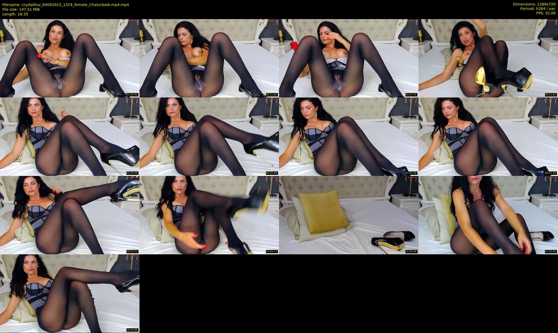 crystallluv — 19 minute Chaturbate female cam show recording, 720p, Sep 4, 2023