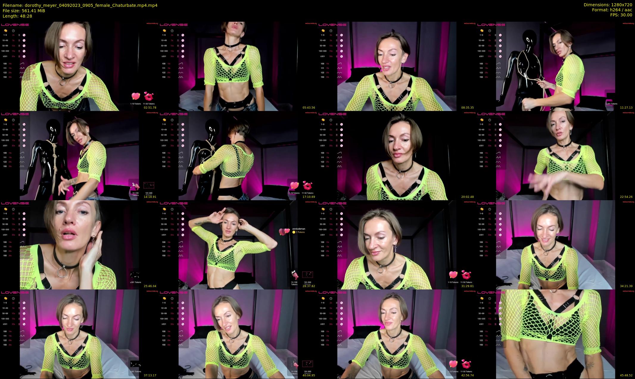 dorothy_meyer — 49 minute Chaturbate female cam show recording, 720p, Sep 4, 2023
