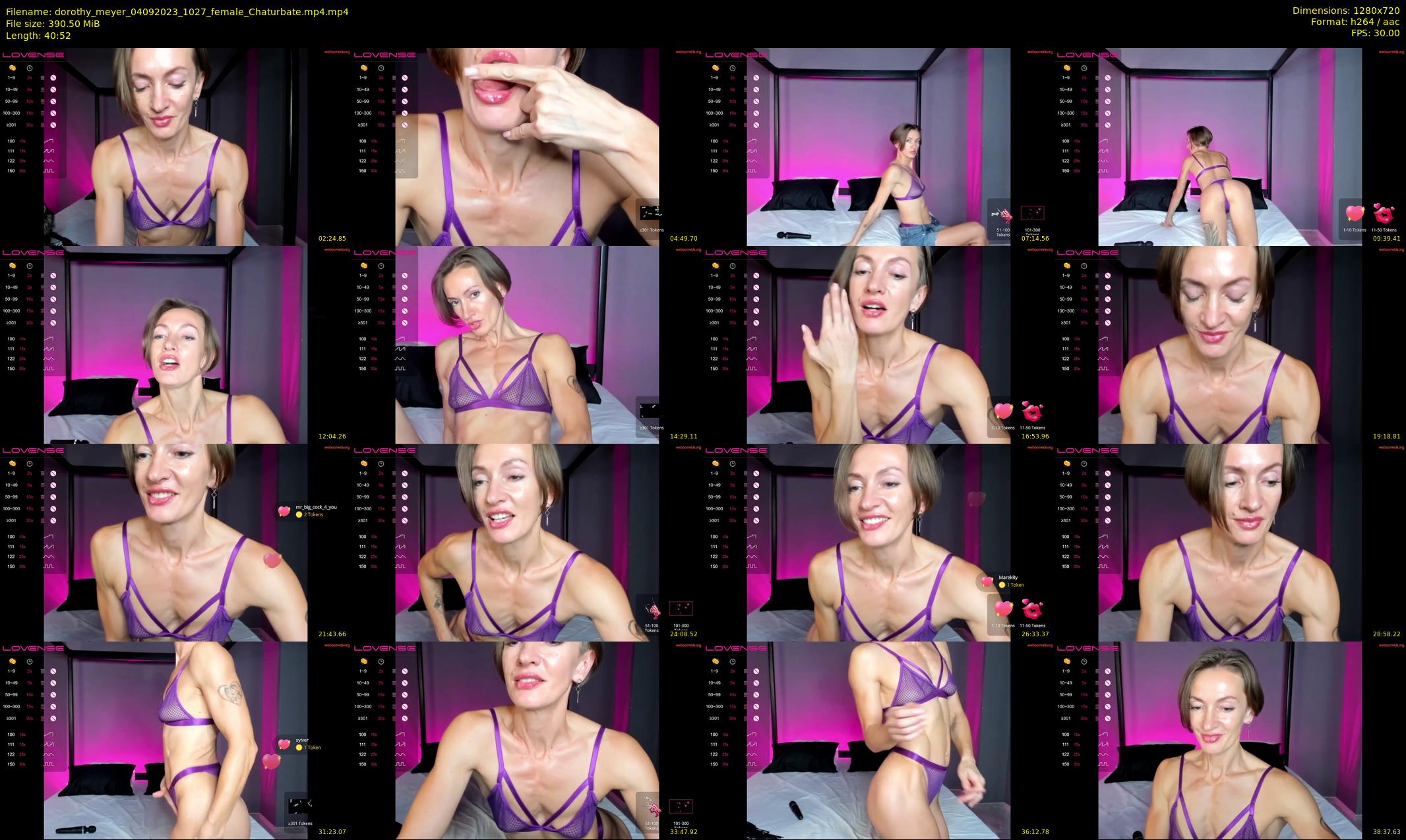 dorothy_meyer — 41 minute Chaturbate female cam show recording, 720p, Sep 4, 2023