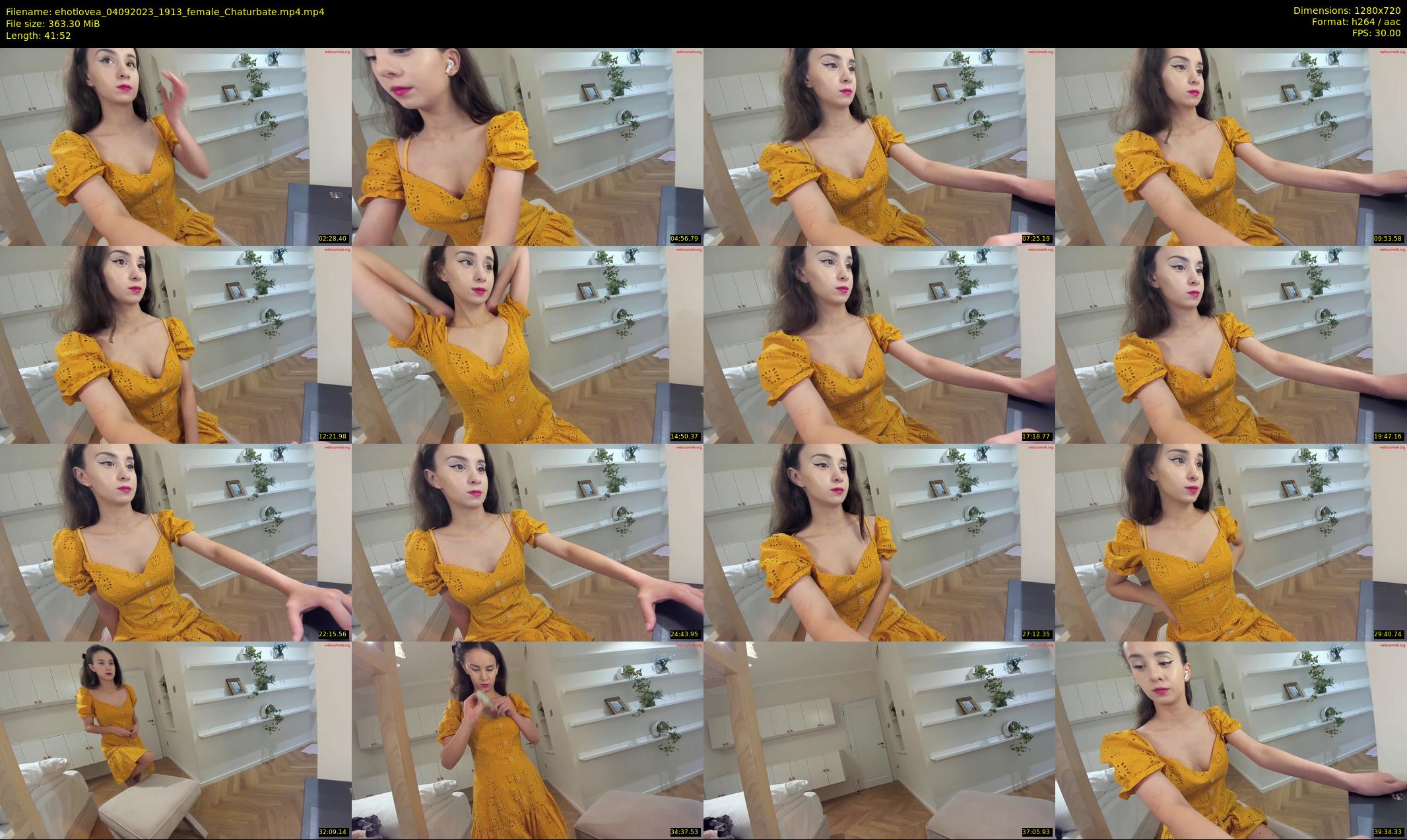 ehotlovea — 42 minute Chaturbate female cam show recording, 720p, Sep 4, 2023