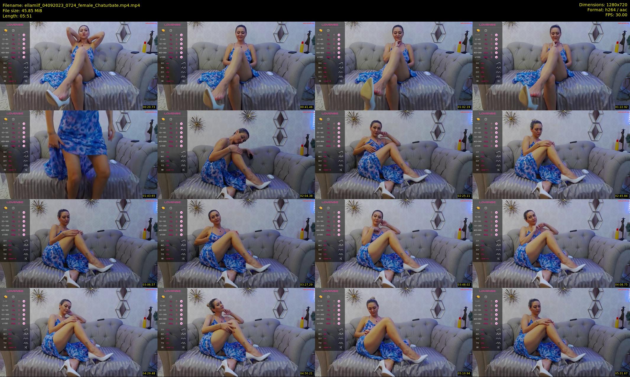 ellamilf — 6 minute Chaturbate female cam show recording, 720p, Sep 4, 2023