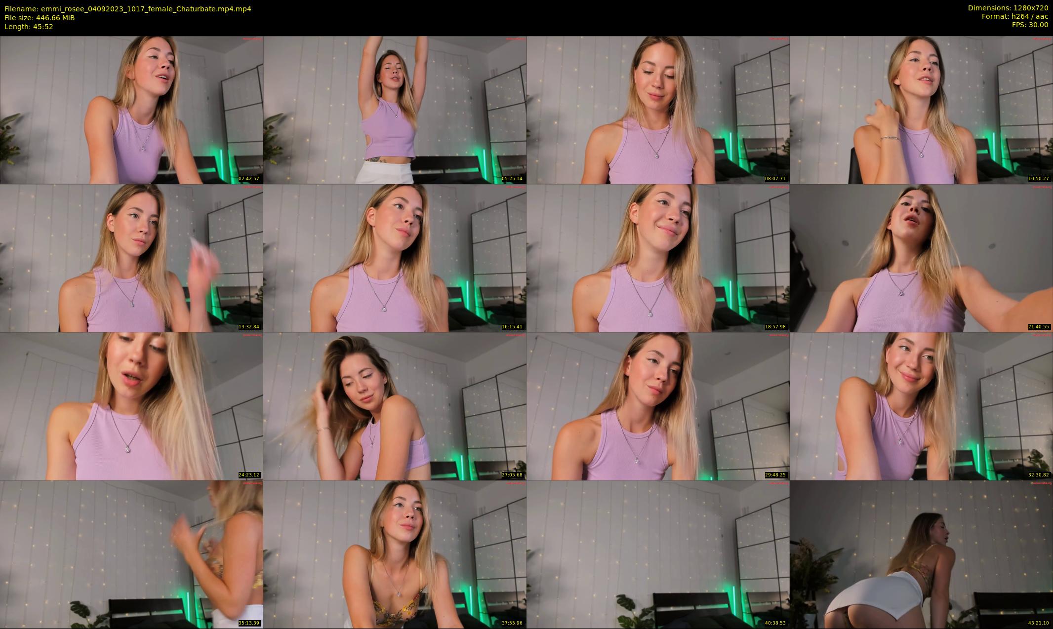 emmi_rosee — 46 minute Chaturbate female cam show recording, 720p, Sep 4, 2023