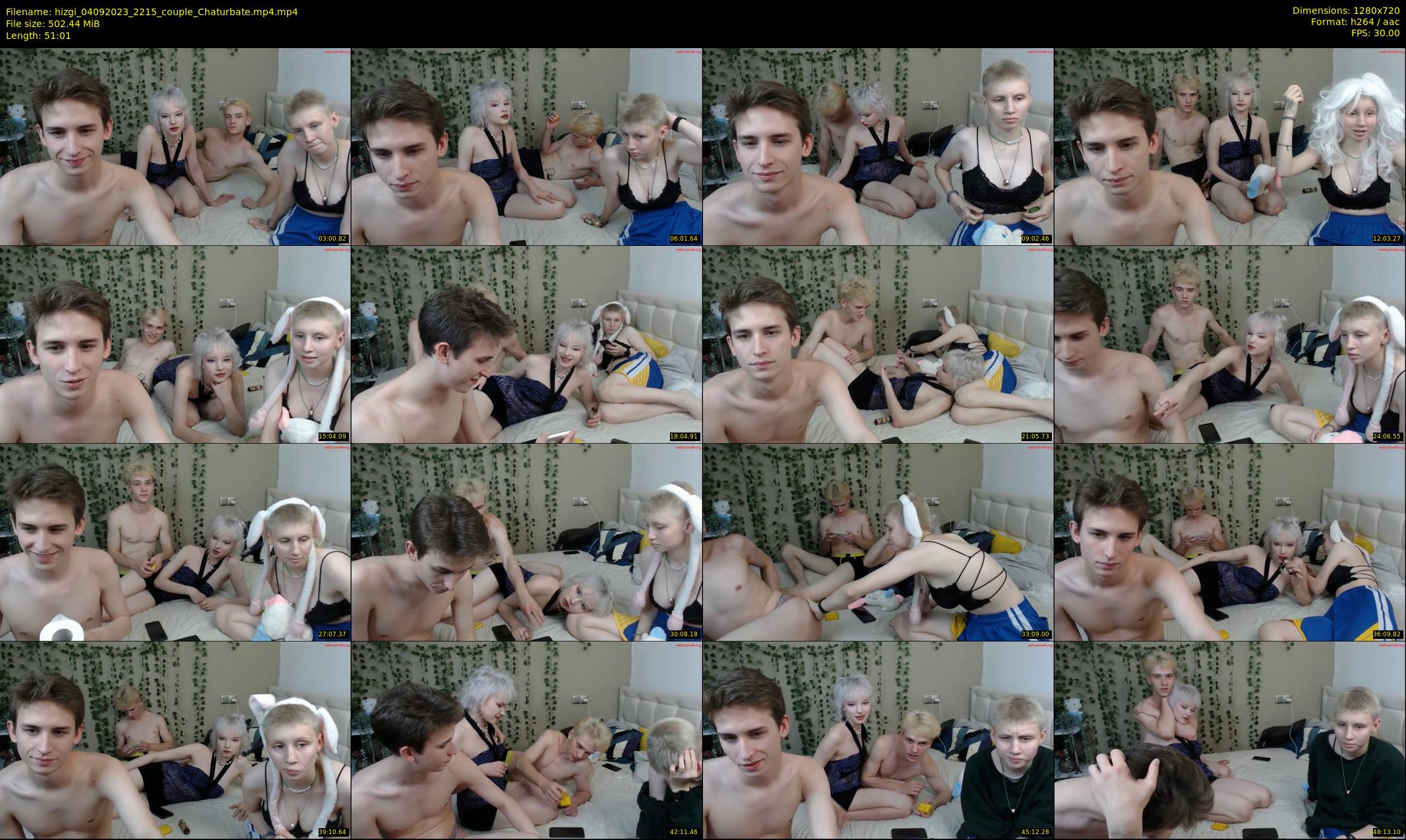 hizgi — 52 minute Chaturbate couple cam show recording, 720p, Sep 4, 2023