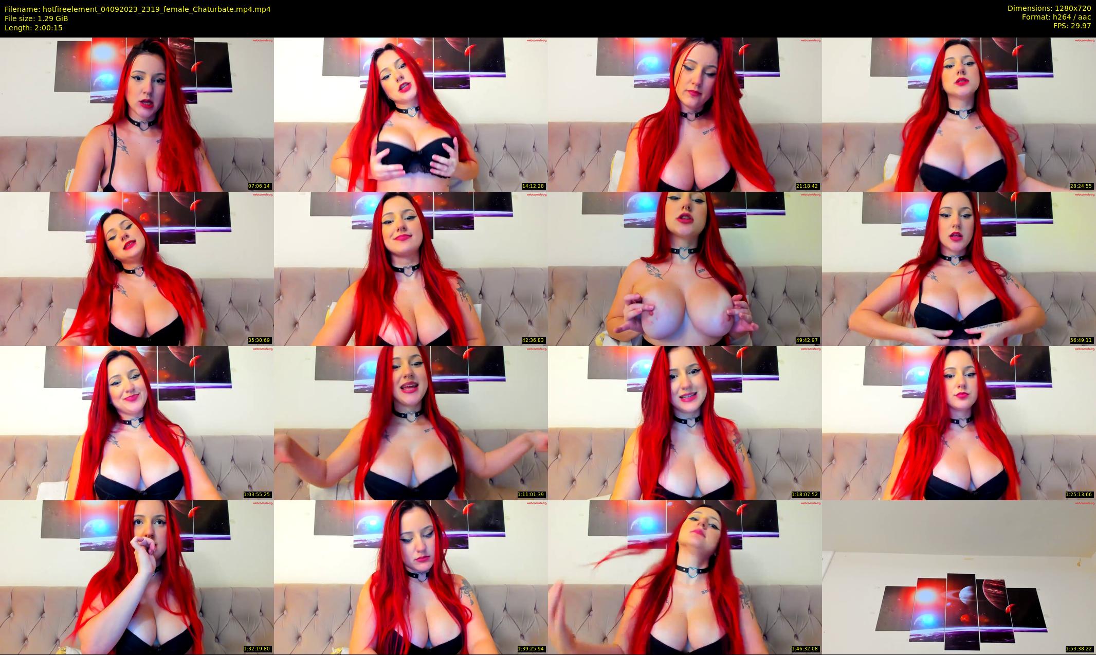 hotfireelement — 121 minute Chaturbate couple cam show recording, 720p, Sep 4, 2023