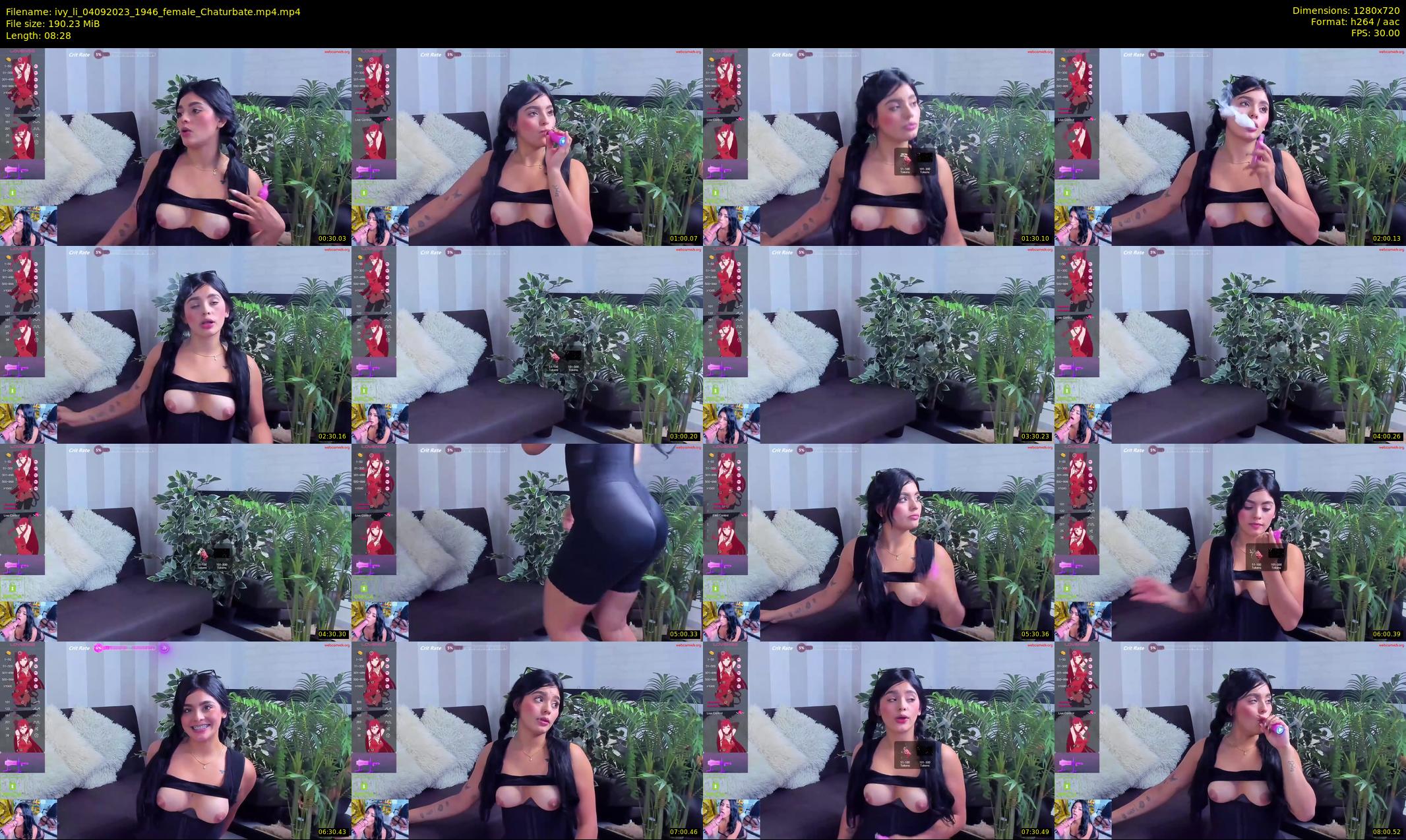 ivy_li — 9 minute Chaturbate female cam show recording, 720p, Sep 4, 2023