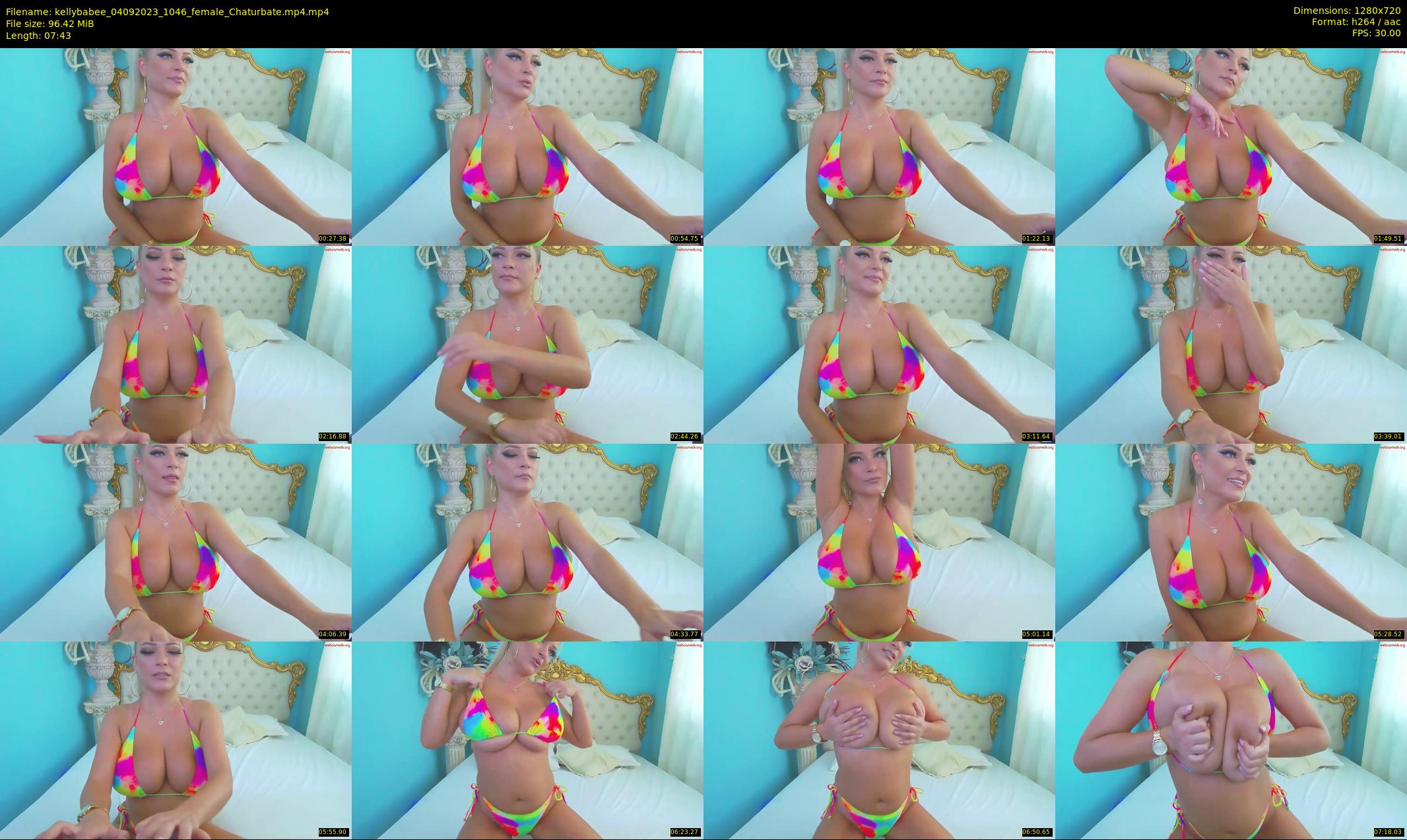 kellybabee — 8 minute Chaturbate female cam show recording, 720p, Sep 4, 2023