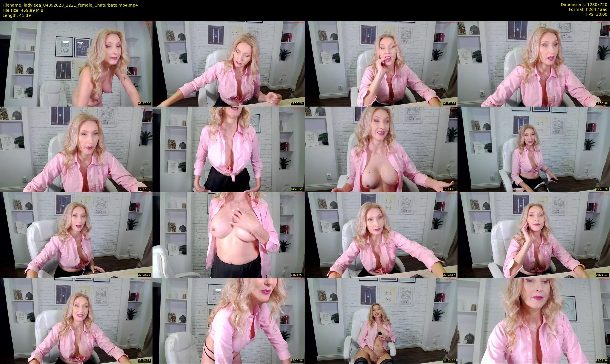 ladyleea — 42 minute Chaturbate female cam show recording, 720p, Sep 4, 2023