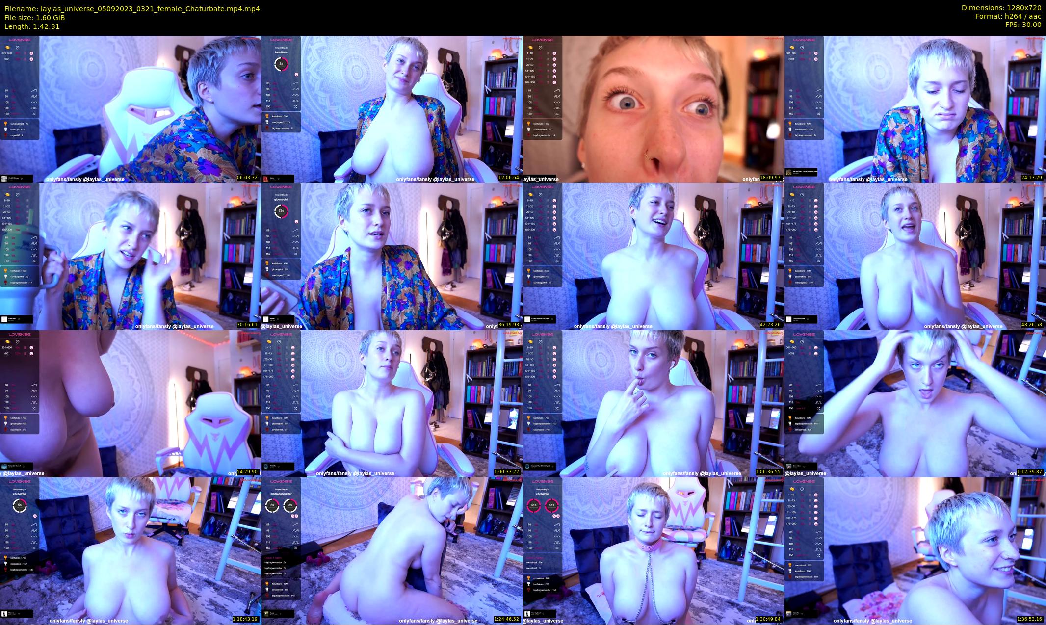 laylas_universe — 103 minute Chaturbate female cam show recording, 720p, Sep 5, 2023