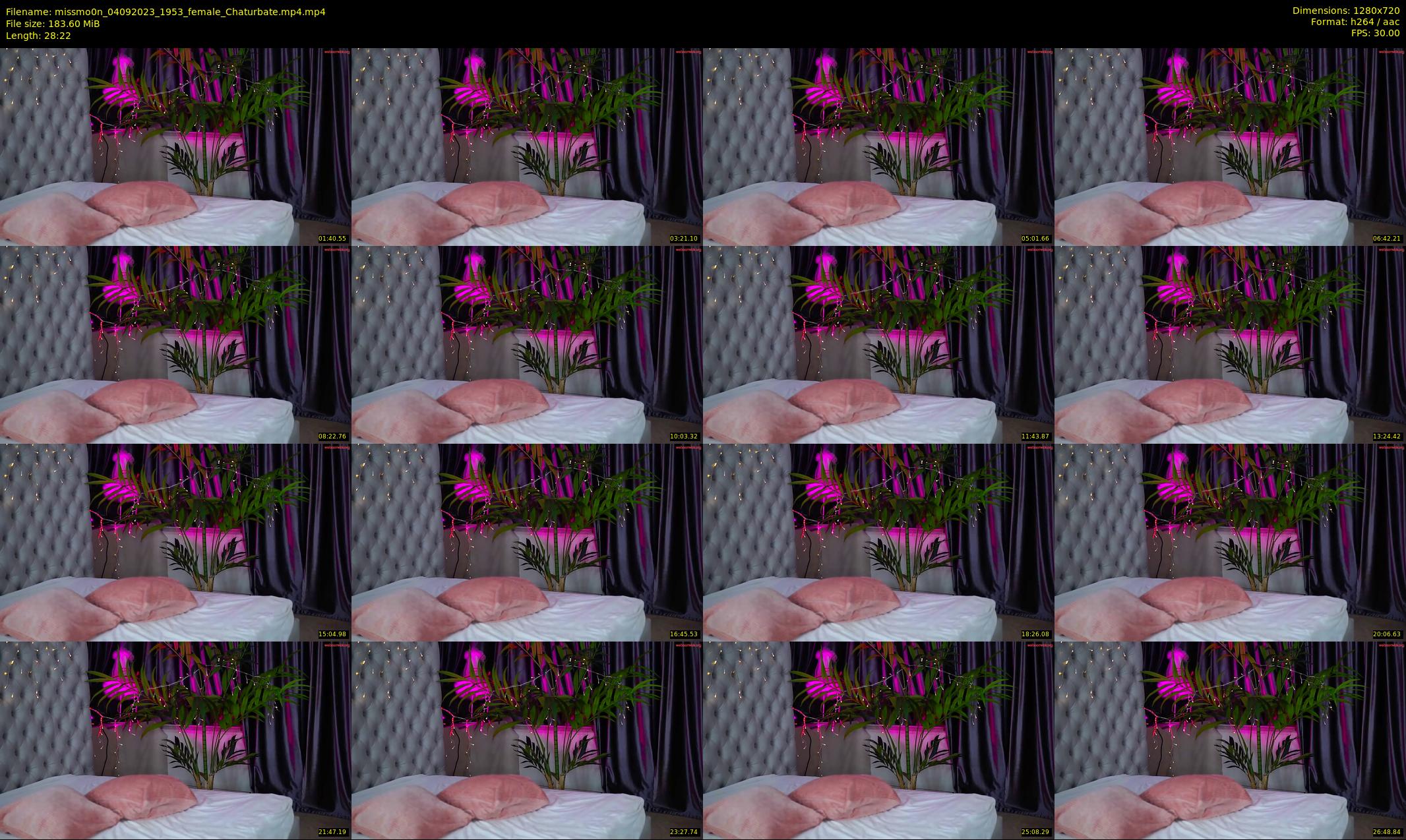 missmo0n — 29 minute Chaturbate female cam show recording, 720p, Sep 4, 2023