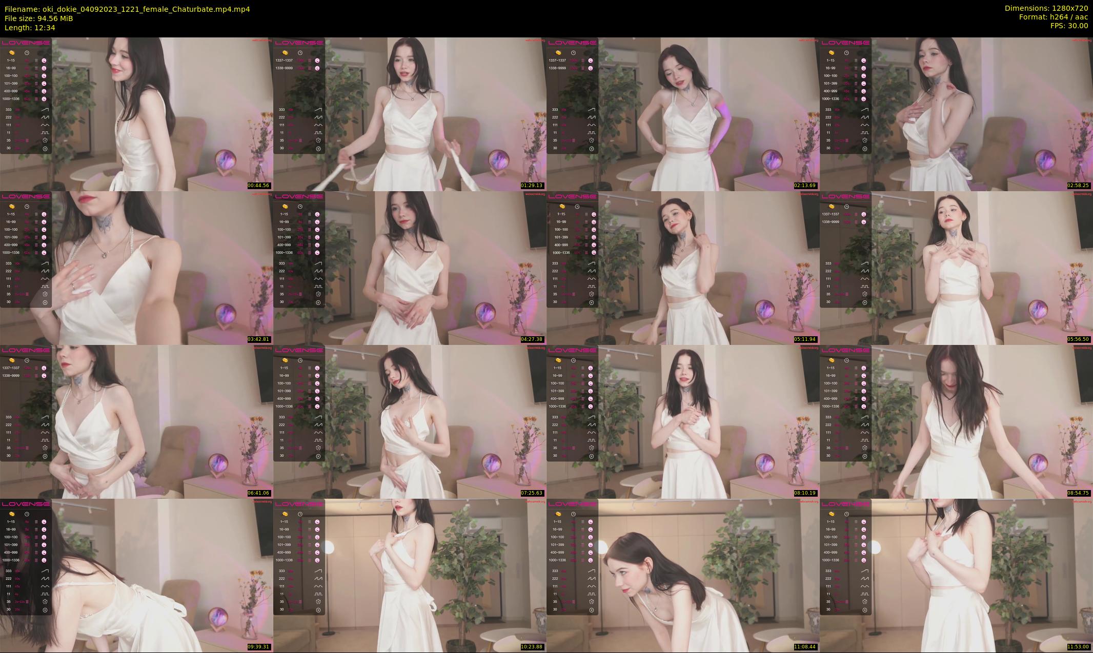 oki_dokie — 13 minute Chaturbate female cam show recording, 720p, Sep 4, 2023
