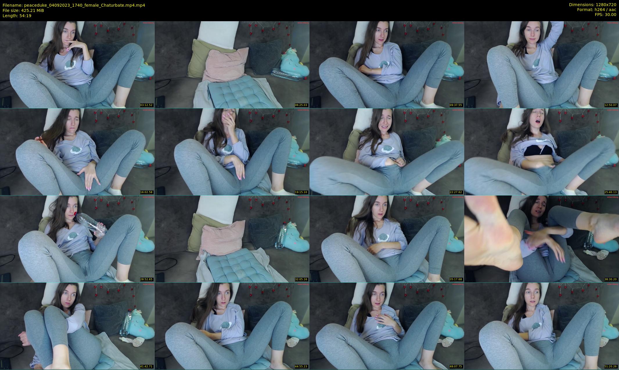 peaceduke — 55 minute Chaturbate female cam show recording, 720p, Sep 4, 2023
