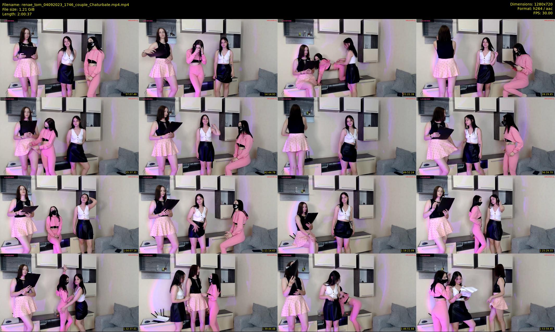 renae_tom — 121 minute Chaturbate couple cam show recording, 720p, Sep 4, 2023