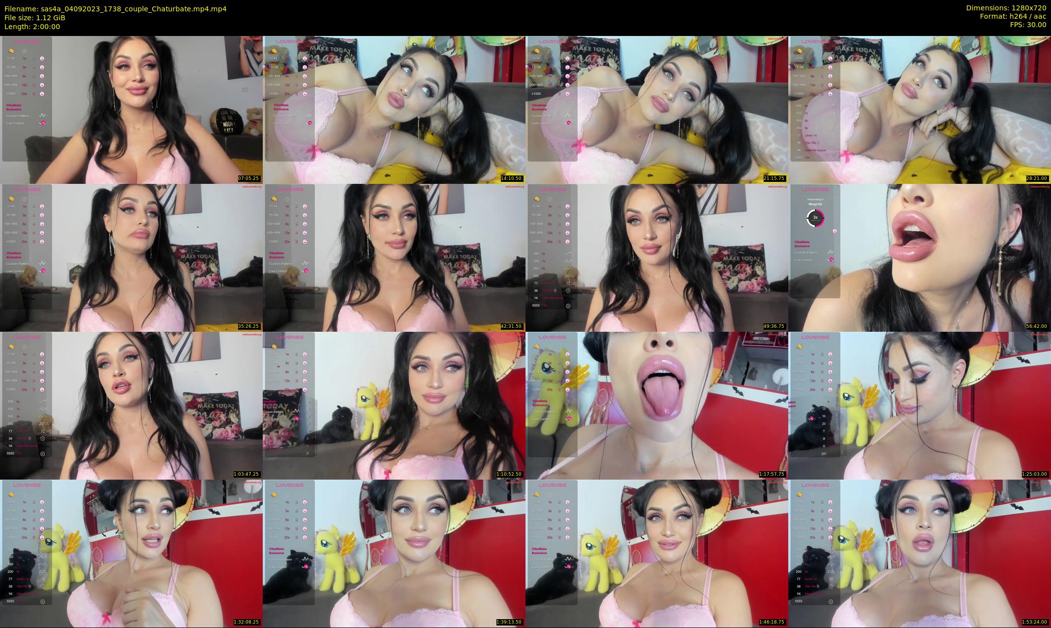sas4a — 120 minute Chaturbate female cam show recording, 720p, Sep 4, 2023