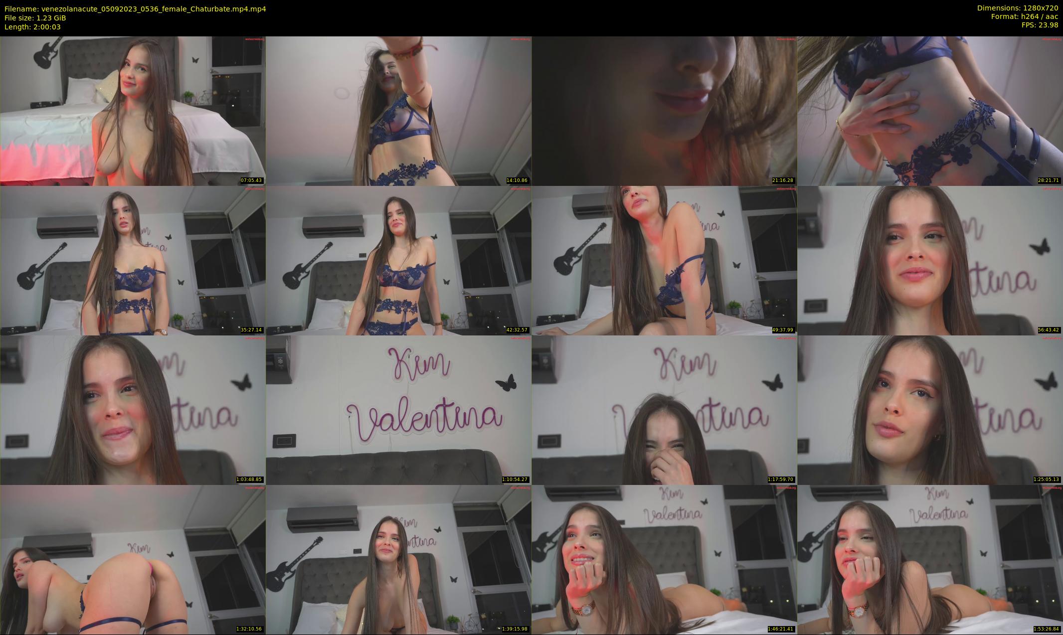 venezolanacute — 121 minute Chaturbate female cam show recording, 720p, Sep 5, 2023