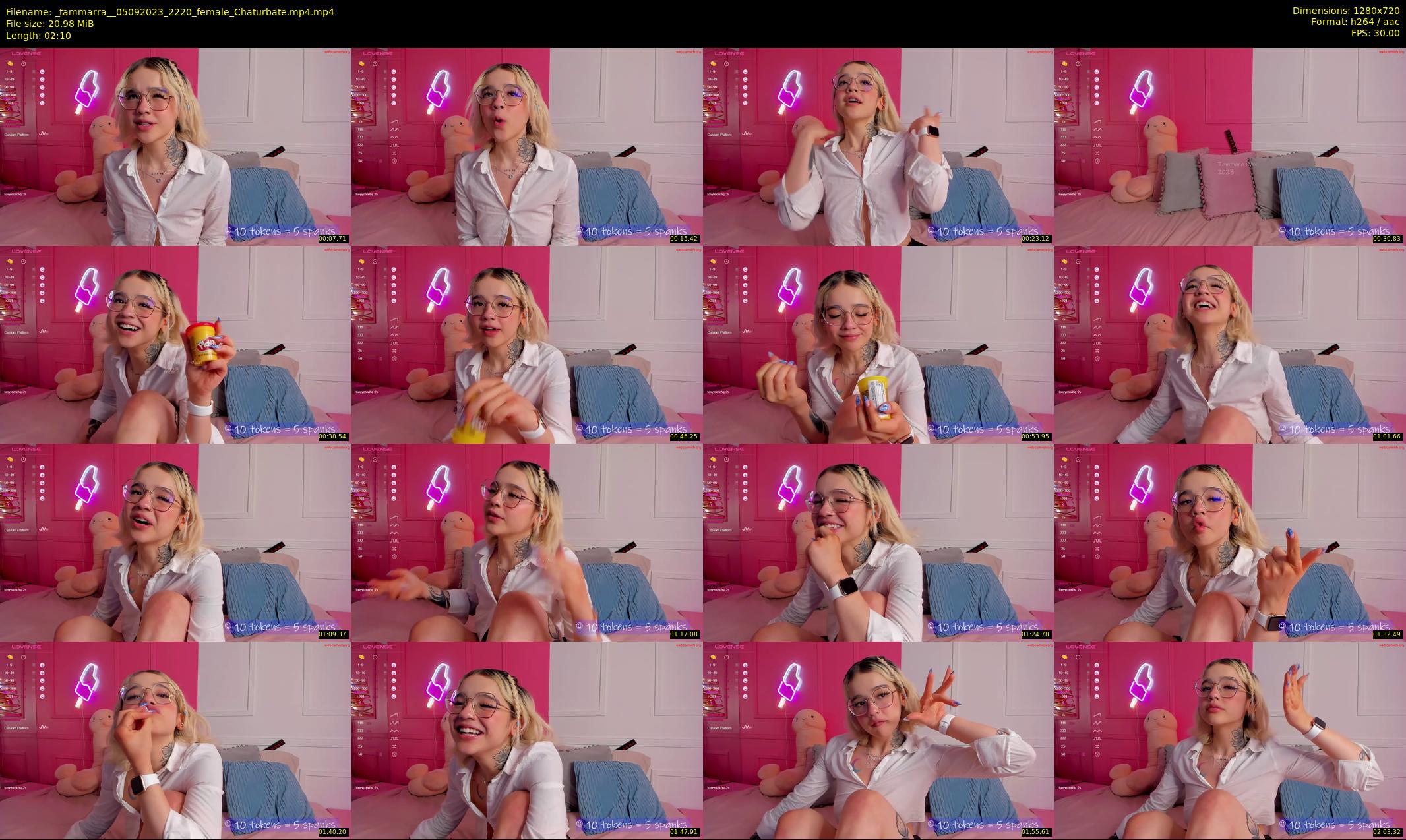 _tammarra_ — 3 minute Chaturbate female cam show recording, 720p, Sep 5, 2023