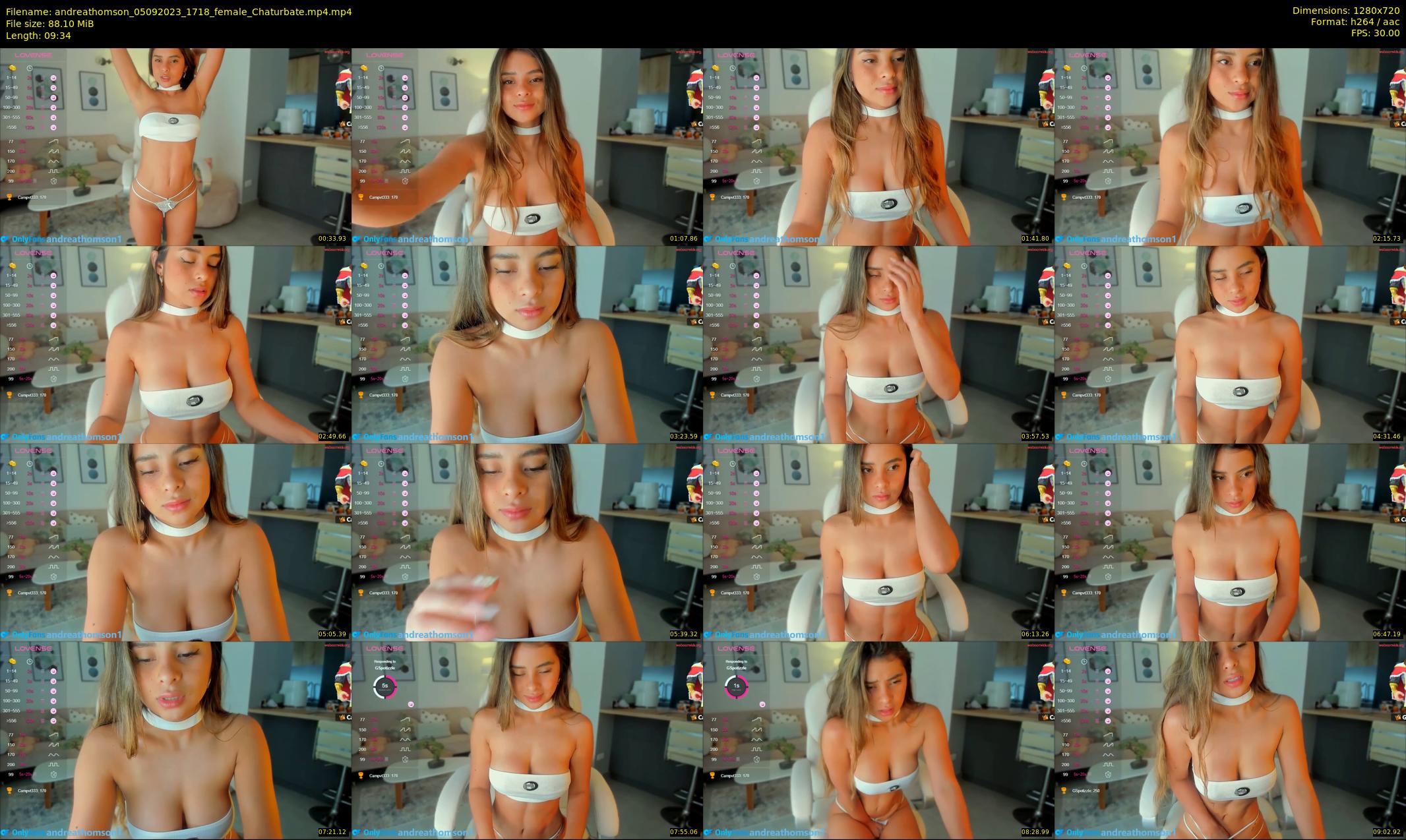 andreathomson — 10 minute Chaturbate female cam show recording, 720p, Sep 5, 2023