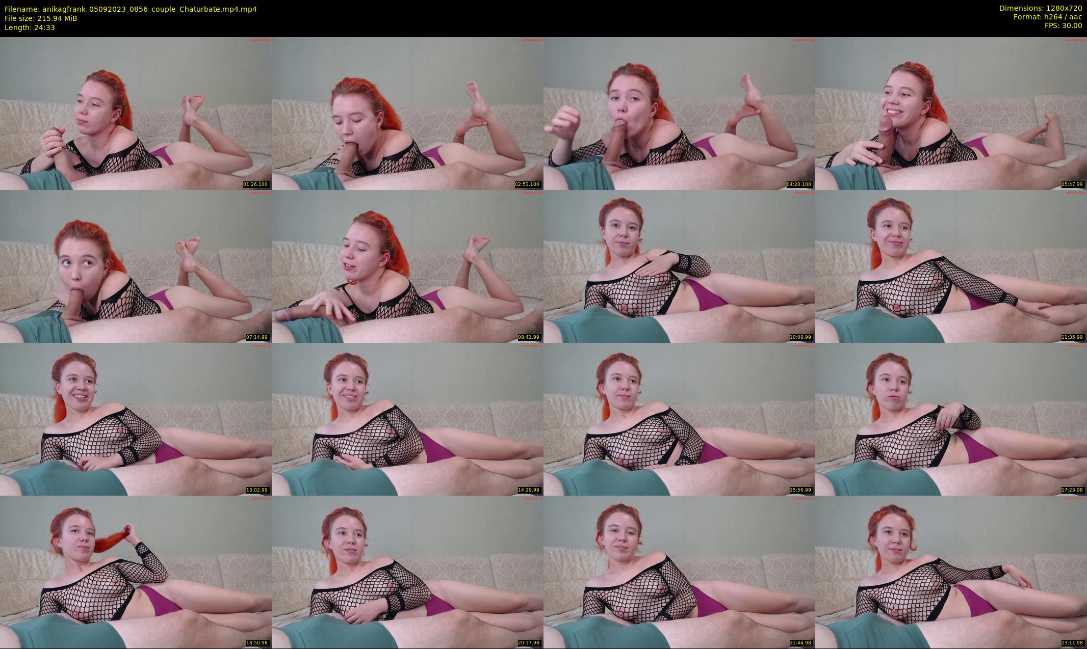 anikagfrank — 25 minute Chaturbate couple cam show recording, 720p, Sep 5, 2023