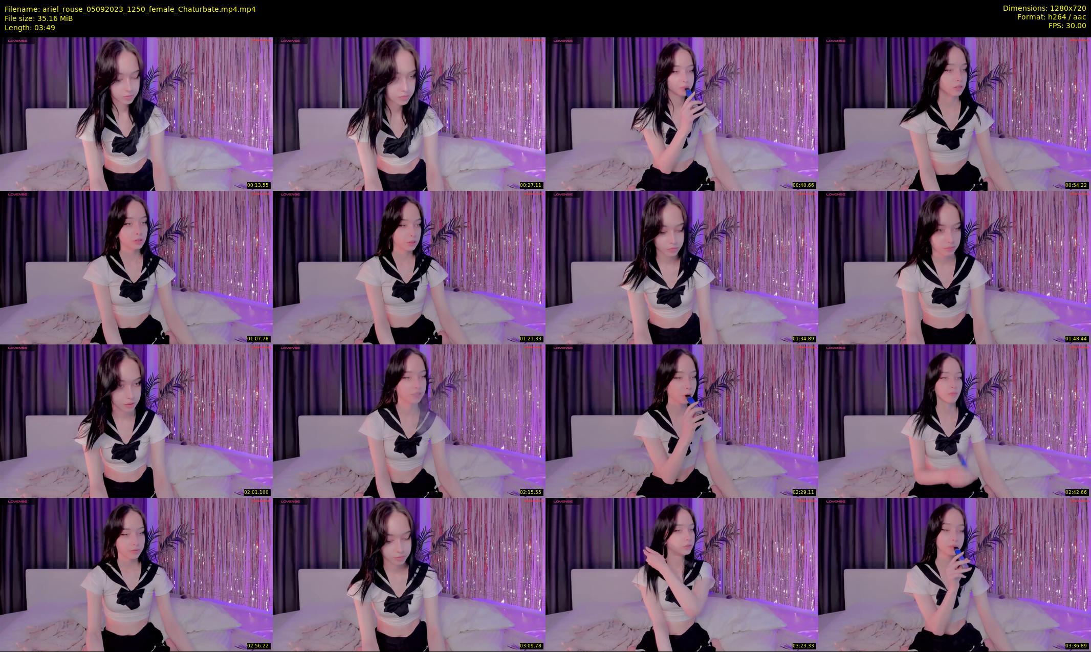ariel_rouse — 4 minute Chaturbate female cam show recording, 720p, Sep 5, 2023