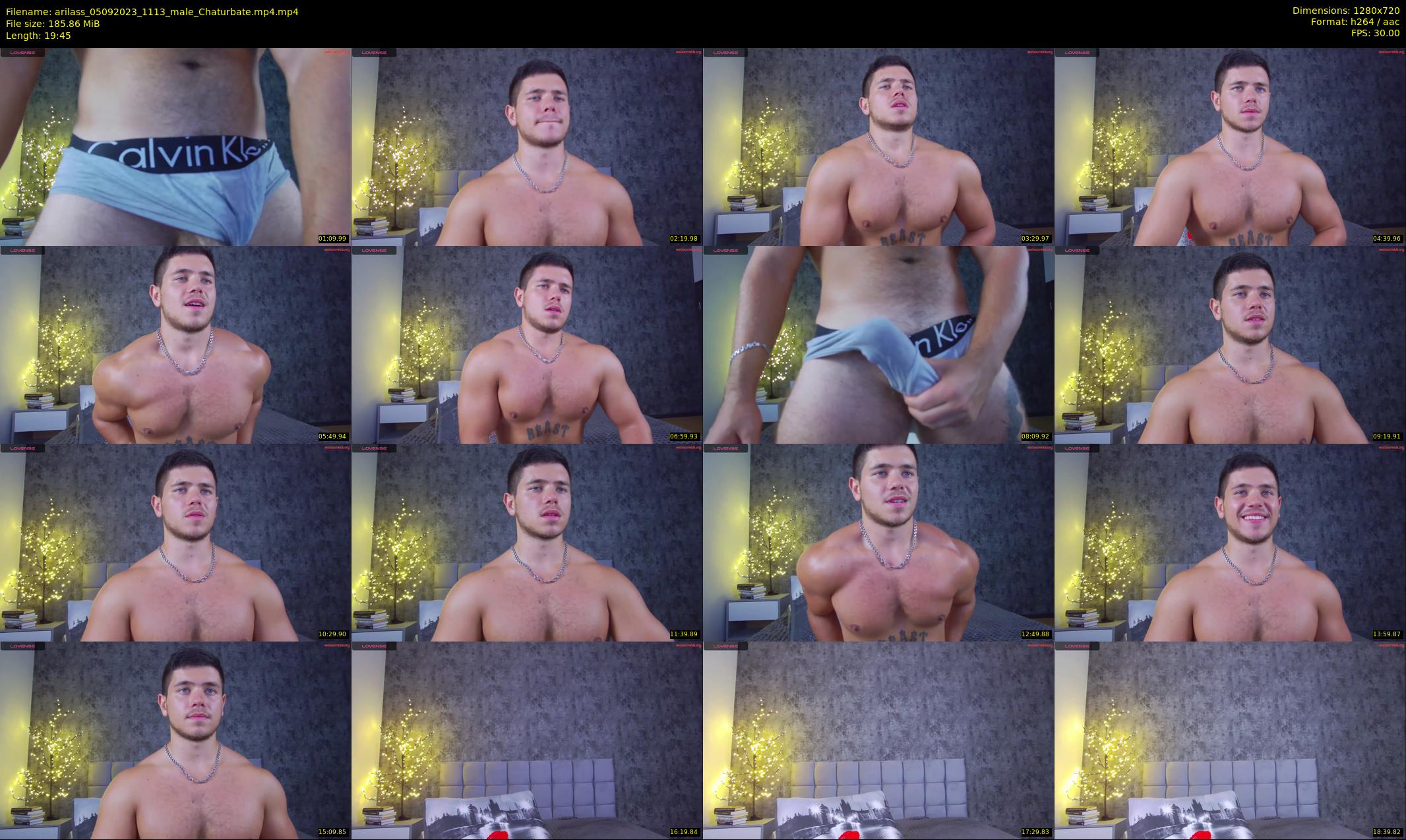 arilass — 20 minute Chaturbate male cam show recording, 720p, Sep 5, 2023